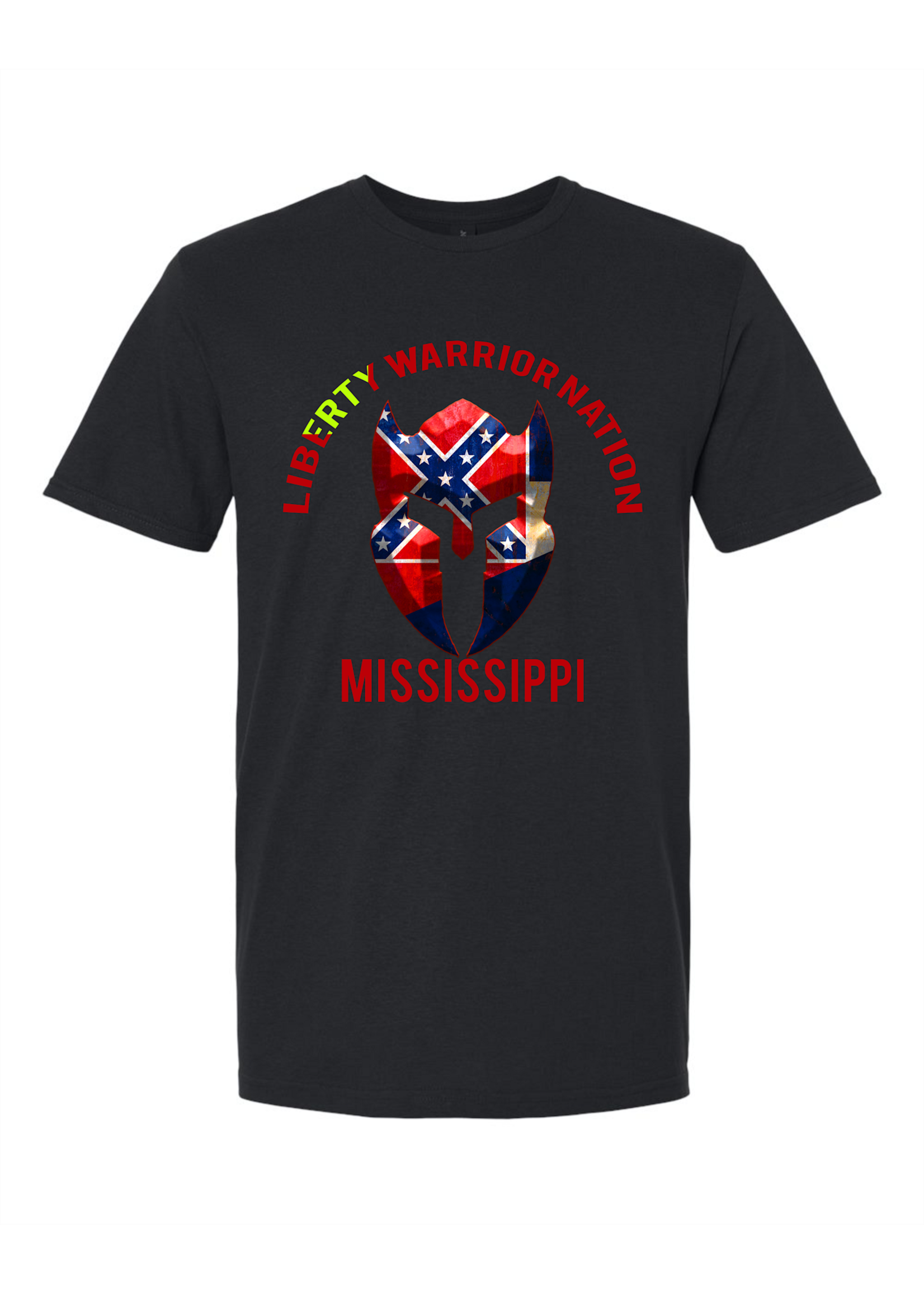 LWN Liberty Warrior Nation Mississippi v2 with Text Shirt