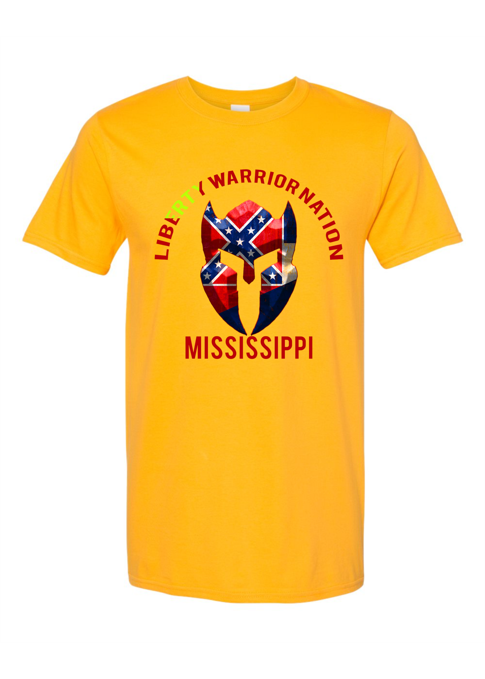 LWN Liberty Warrior Nation Mississippi v2 with Text Shirt