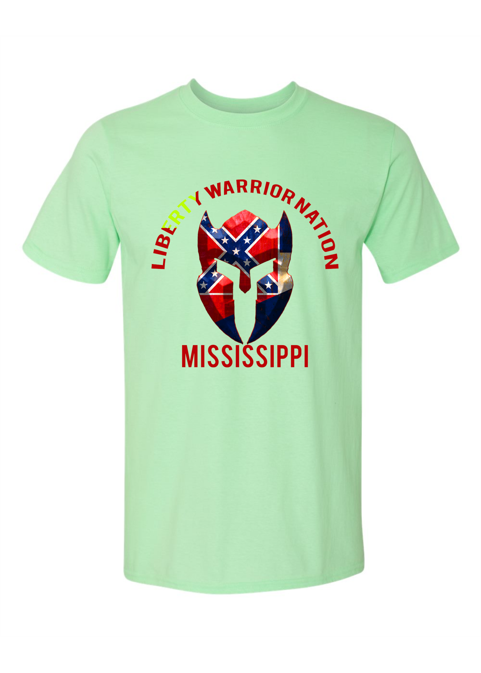 LWN Liberty Warrior Nation Mississippi v2 with Text Shirt