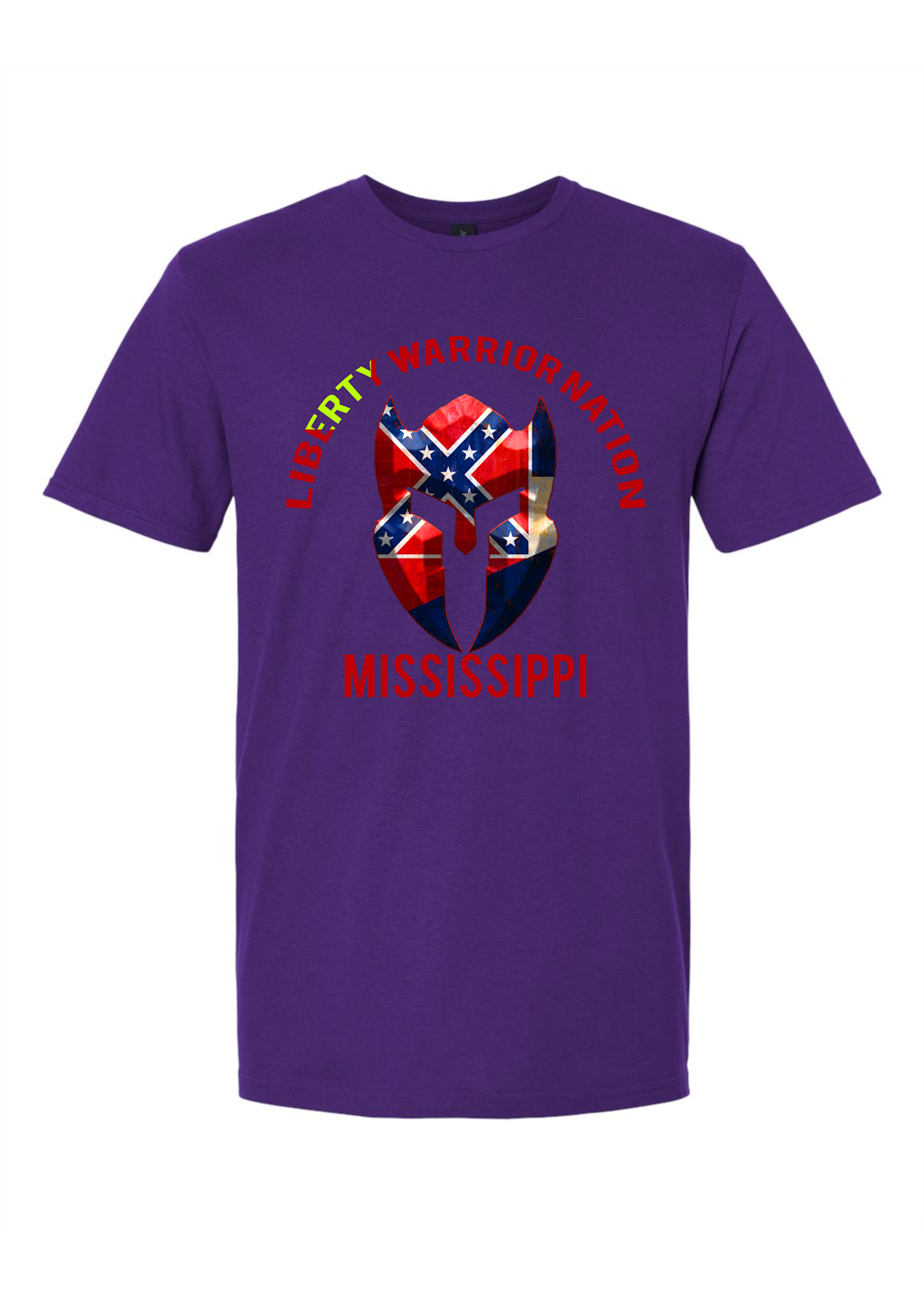 LWN Liberty Warrior Nation Mississippi v2 with Text Shirt