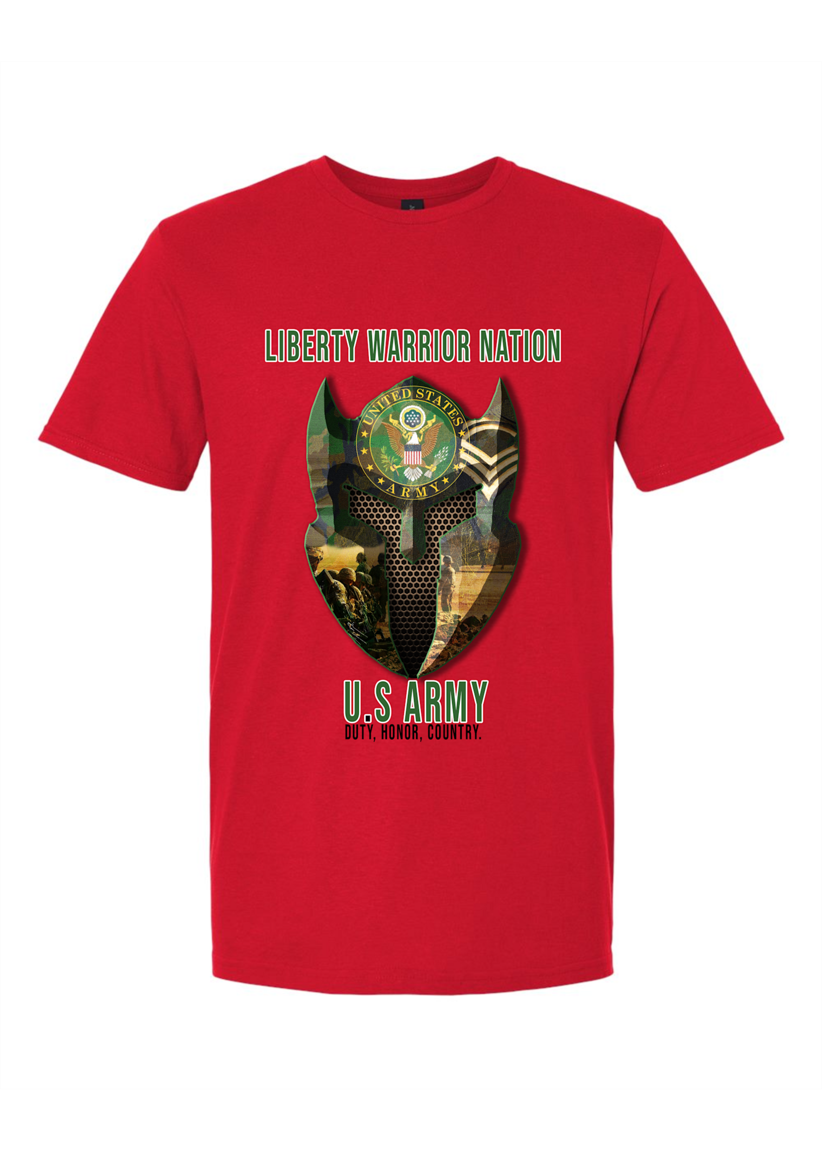 LWN Liberty Warrior Nation Army Shirt