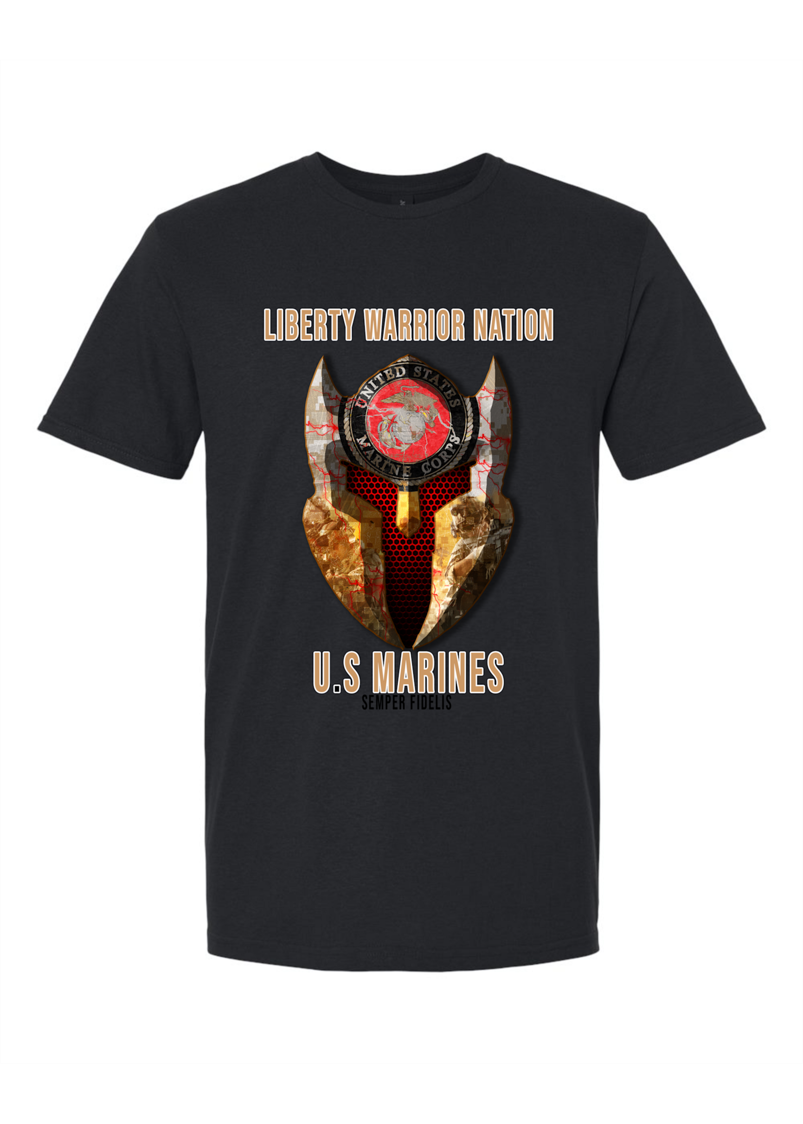LWN Liberty Warrior Nation Marine Shirt