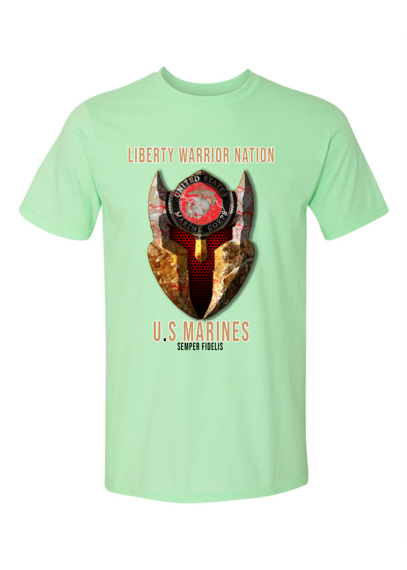 LWN Liberty Warrior Nation Marine Shirt