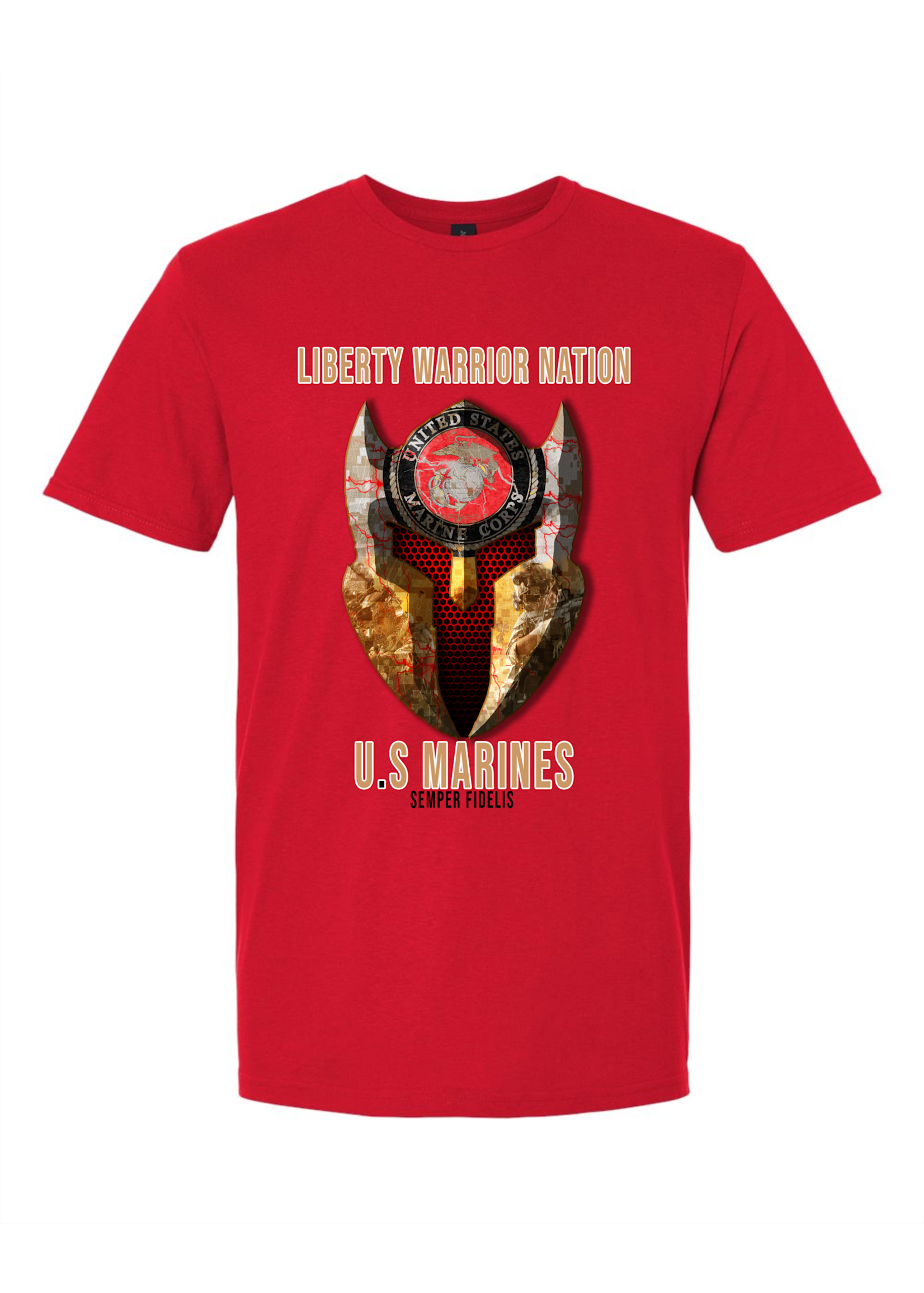 LWN Liberty Warrior Nation Marine Shirt