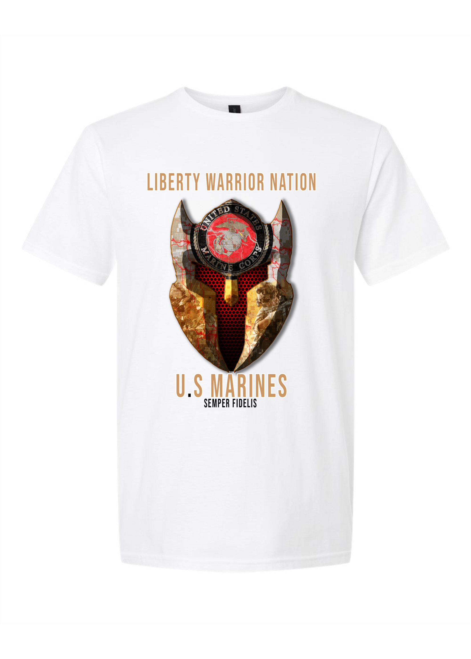 LWN Liberty Warrior Nation Marine Shirt