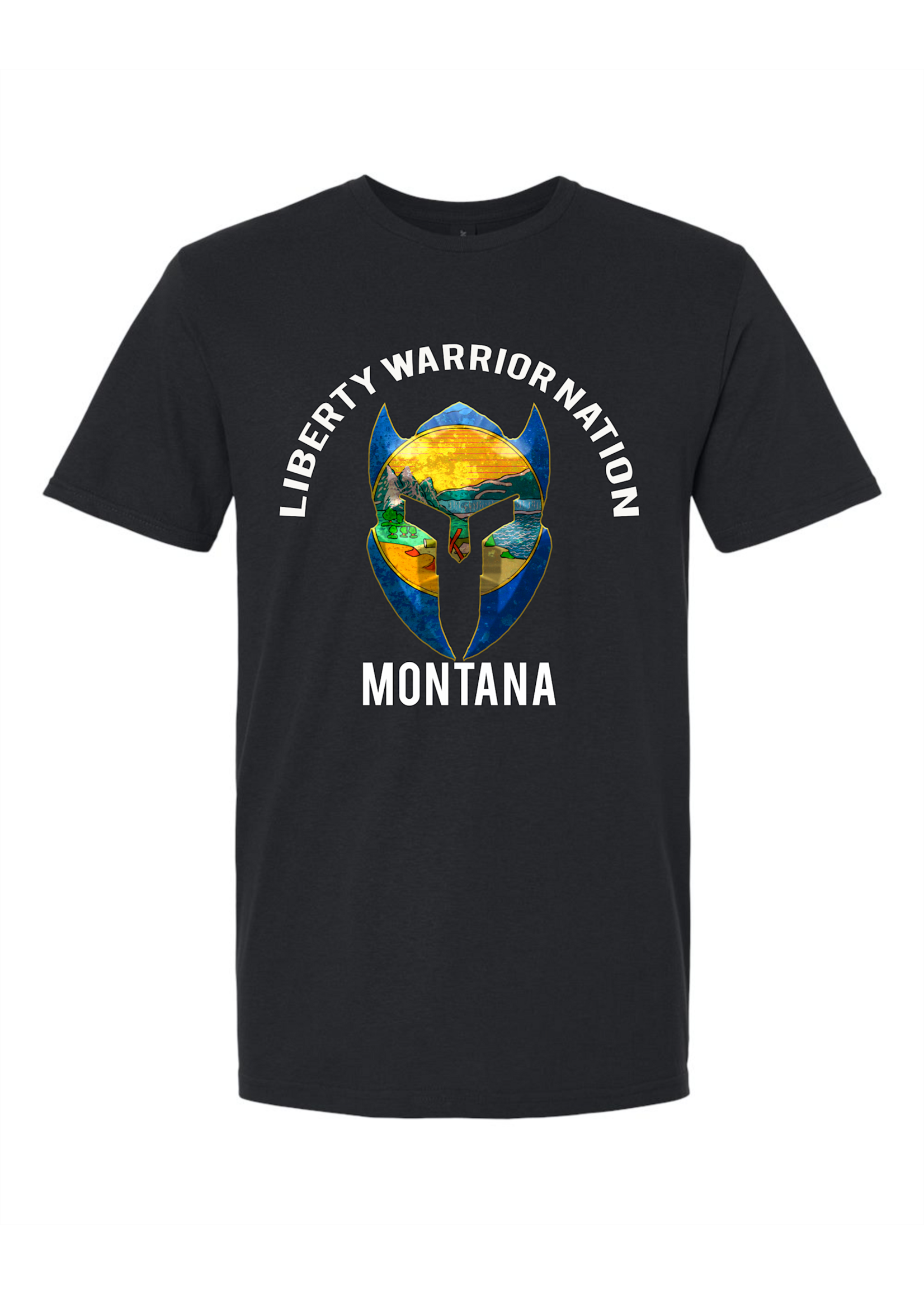 LWN Liberty Warrior Nation Montana v2 with Text Shirt