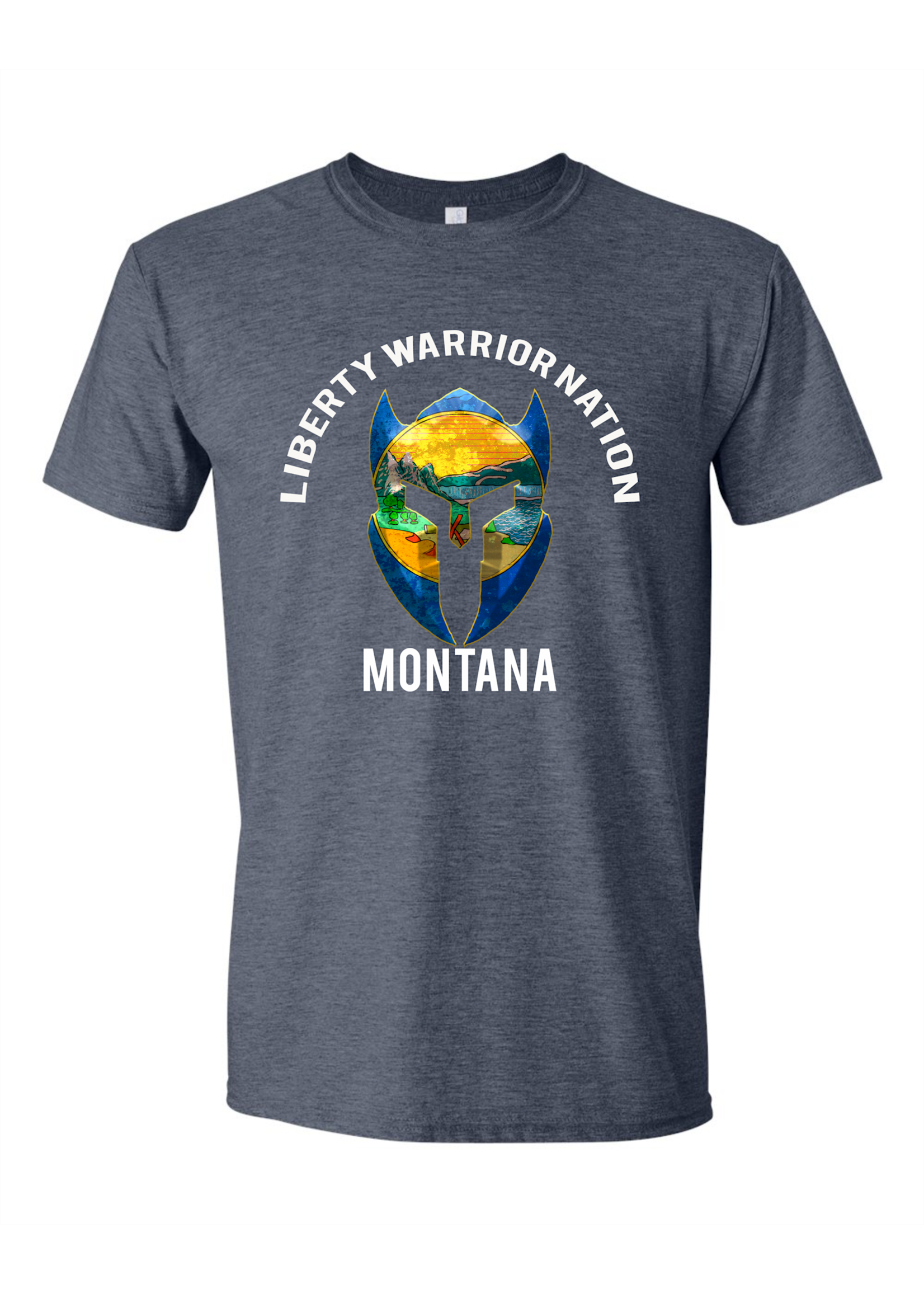 LWN Liberty Warrior Nation Montana v2 with Text Shirt