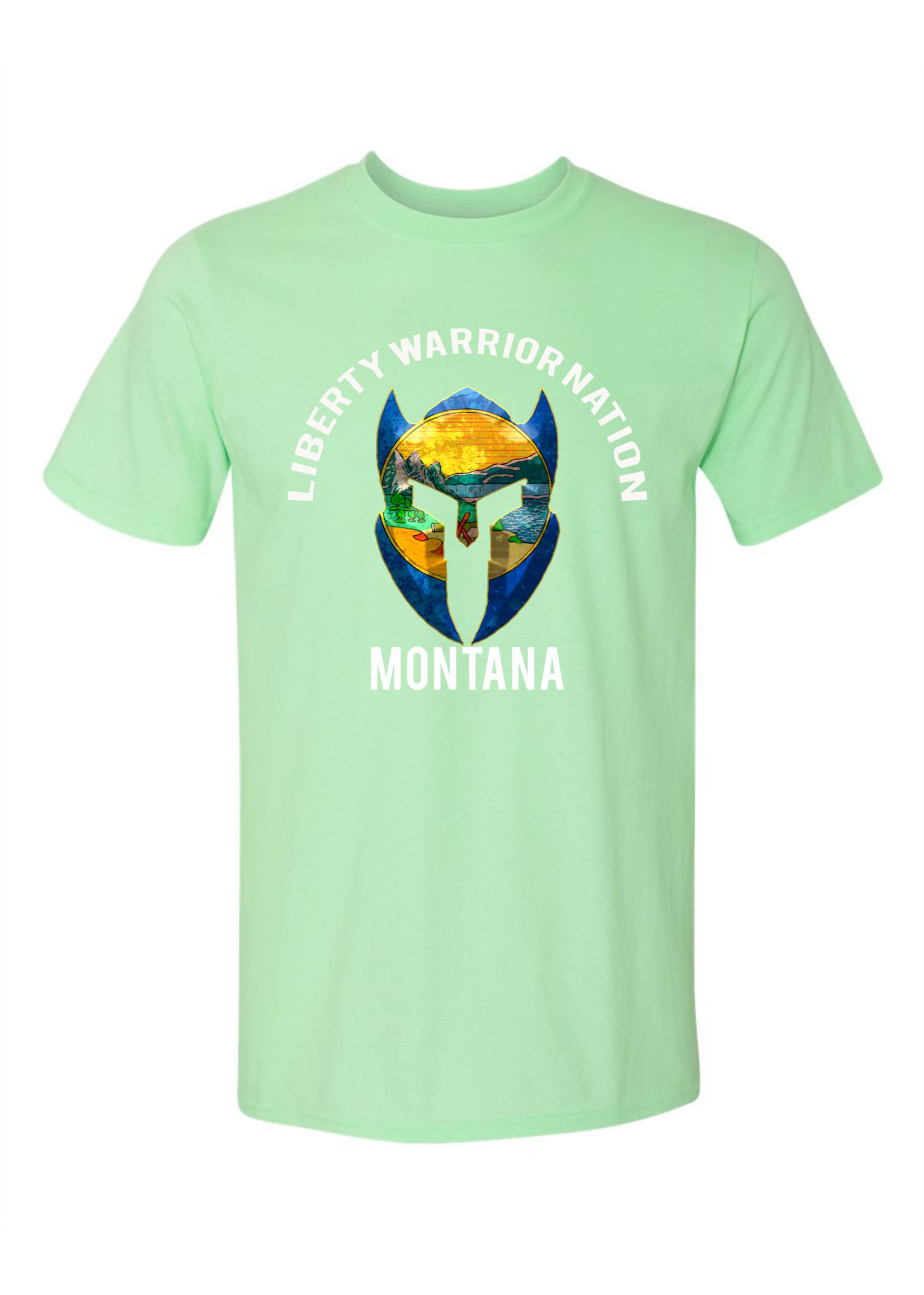 LWN Liberty Warrior Nation Montana v2 with Text Shirt