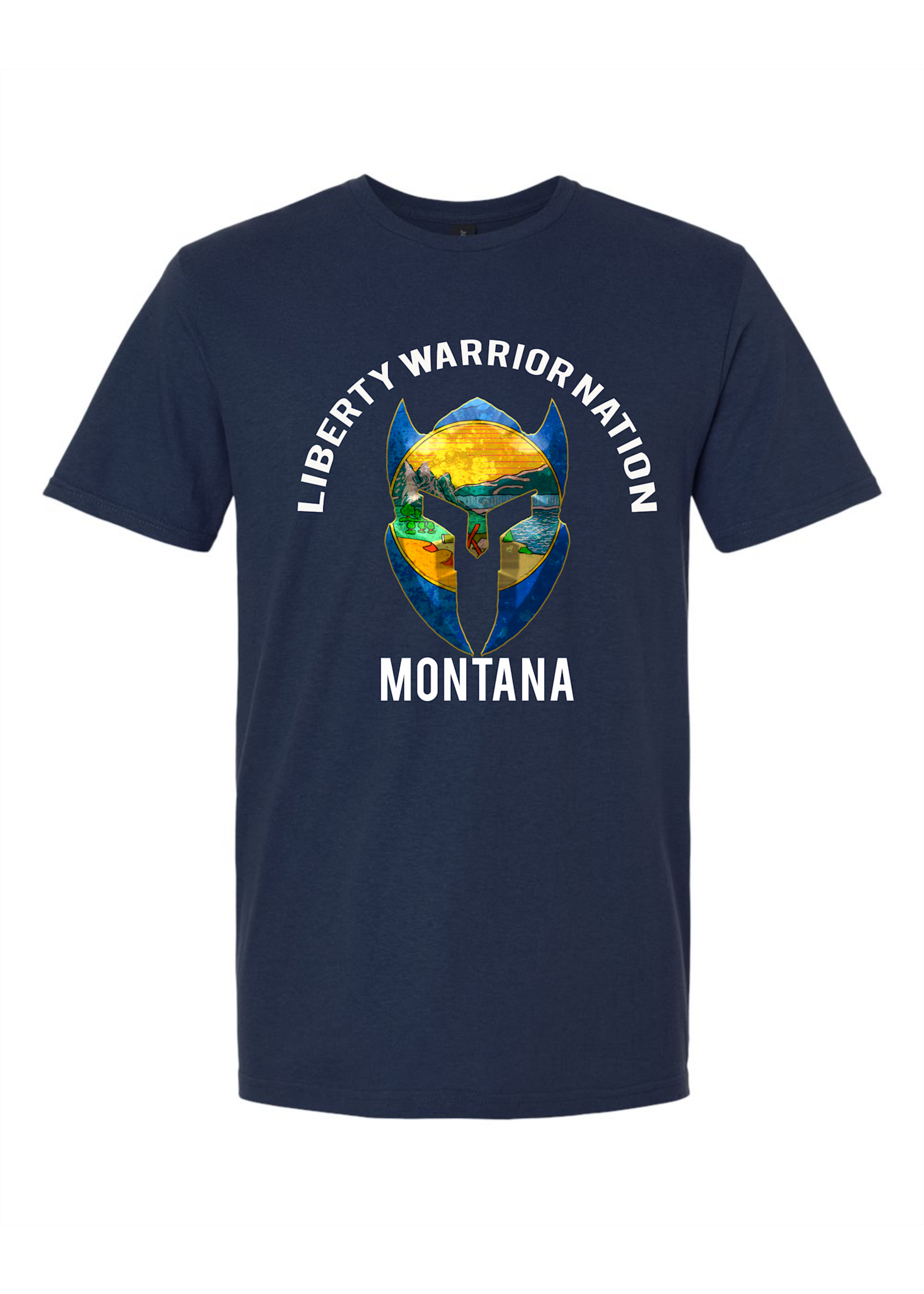 LWN Liberty Warrior Nation Montana v2 with Text Shirt