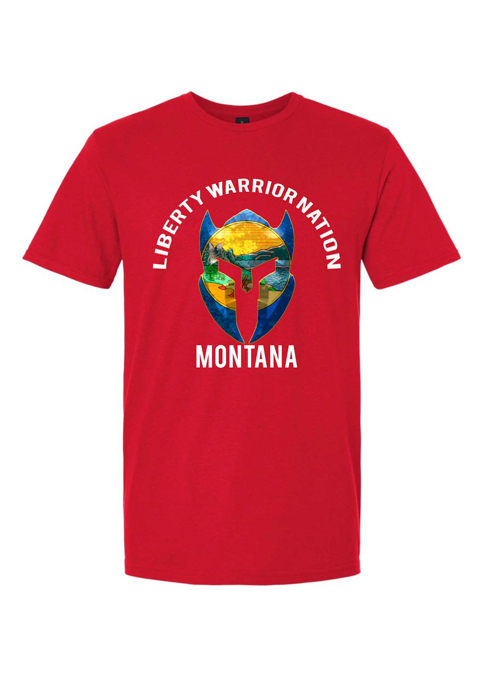 LWN Liberty Warrior Nation Montana v2 with Text Shirt
