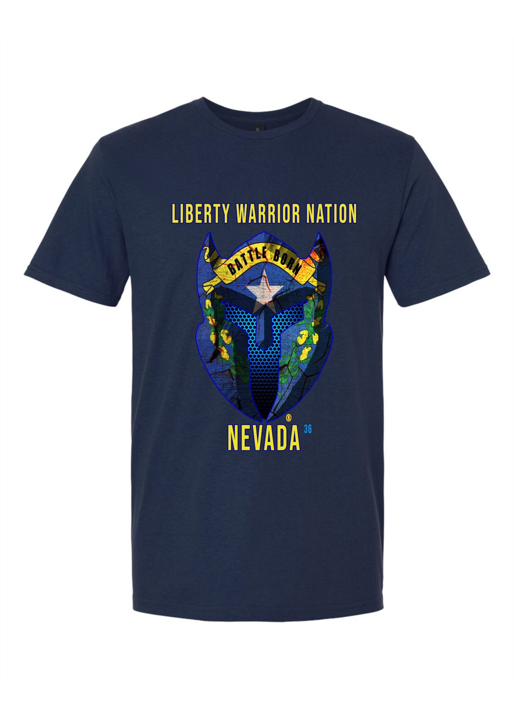 LWN Liberty Warrior Nation Nevada with Text Shirt