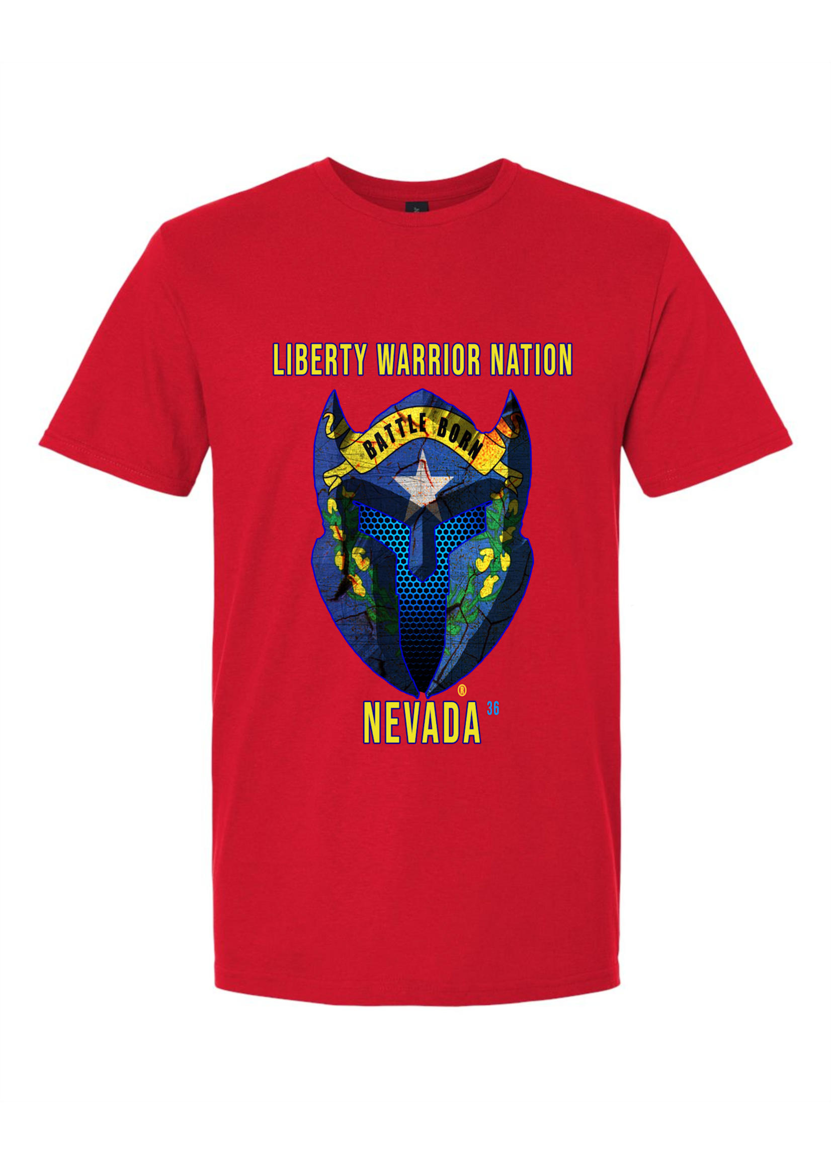 LWN Liberty Warrior Nation Nevada with Text Shirt