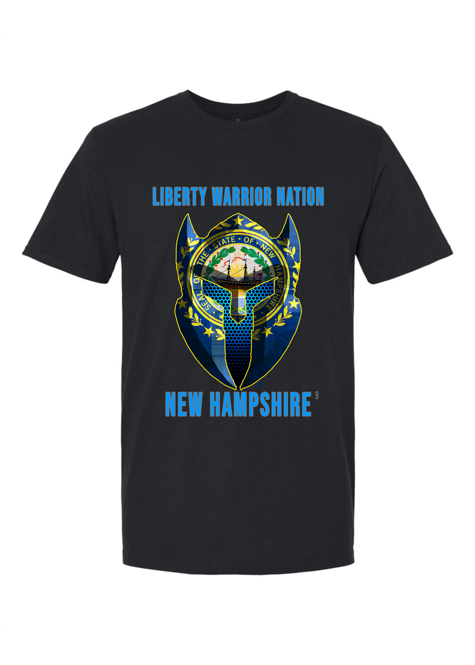 LWN Liberty Warrior Nation New Hampshire with Text Shirt