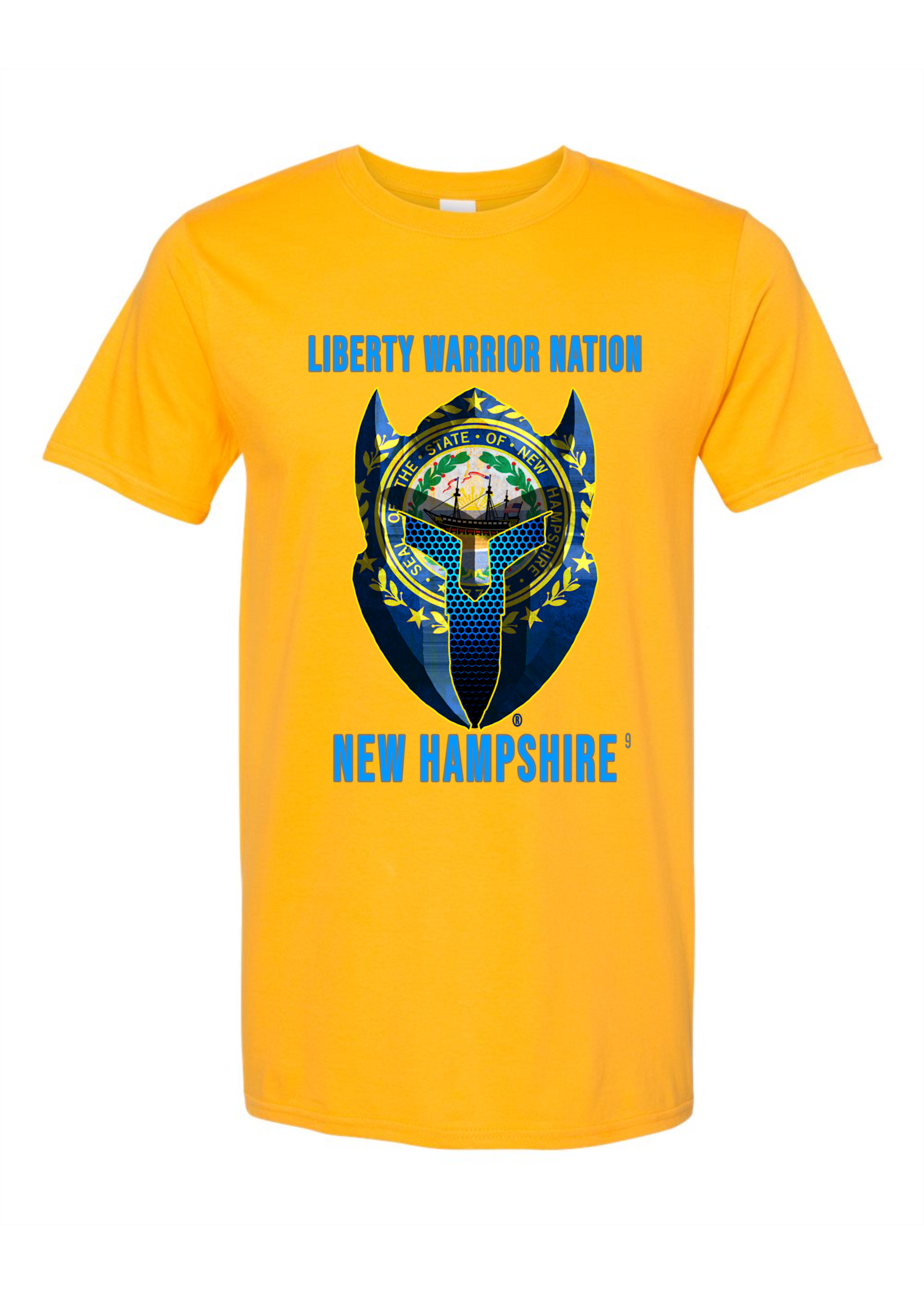 LWN Liberty Warrior Nation New Hampshire with Text Shirt