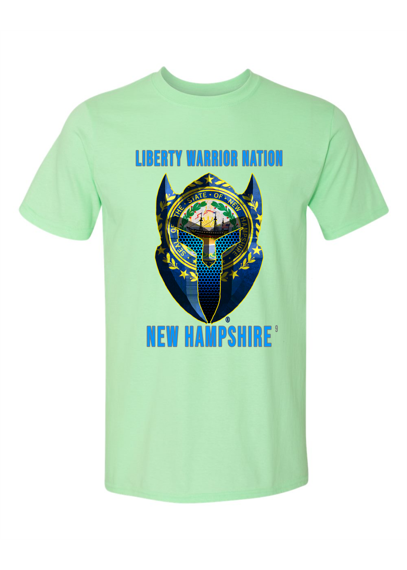 LWN Liberty Warrior Nation New Hampshire with Text Shirt