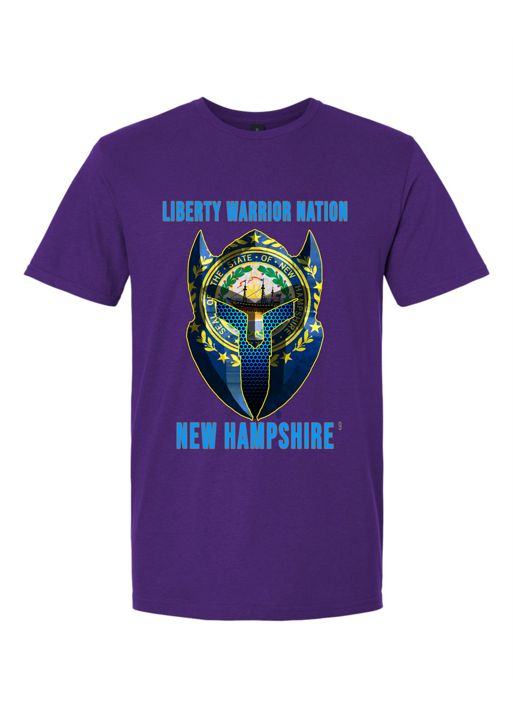 LWN Liberty Warrior Nation New Hampshire with Text Shirt