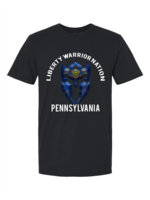 LWN Liberty Warrior Nation Pennsylvania v2 with Text Shirt