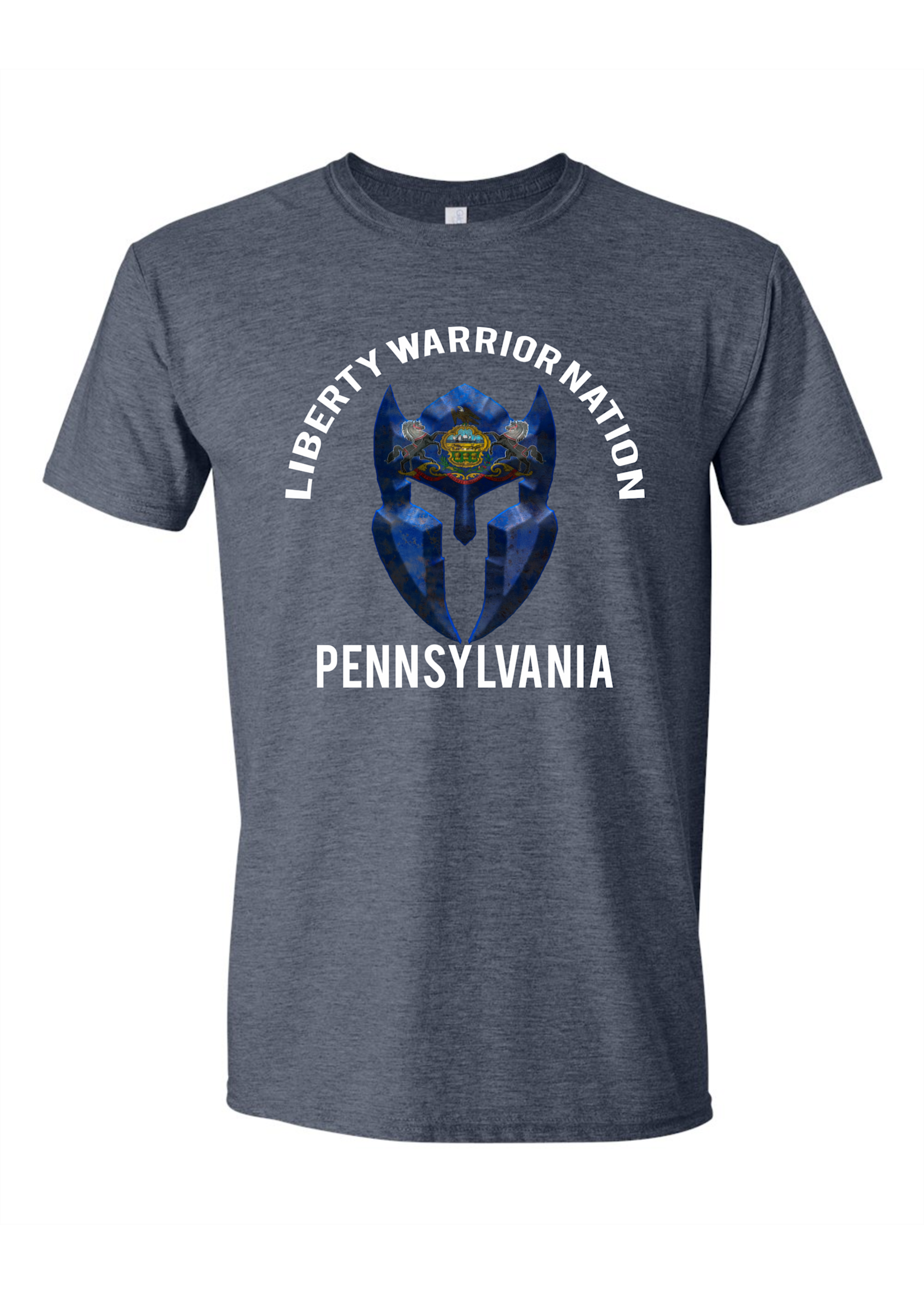 LWN Liberty Warrior Nation Pennsylvania v2 with Text Shirt