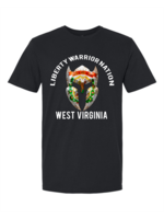LWN Liberty Warrior Nation West Virginia v2 with Text Shirt