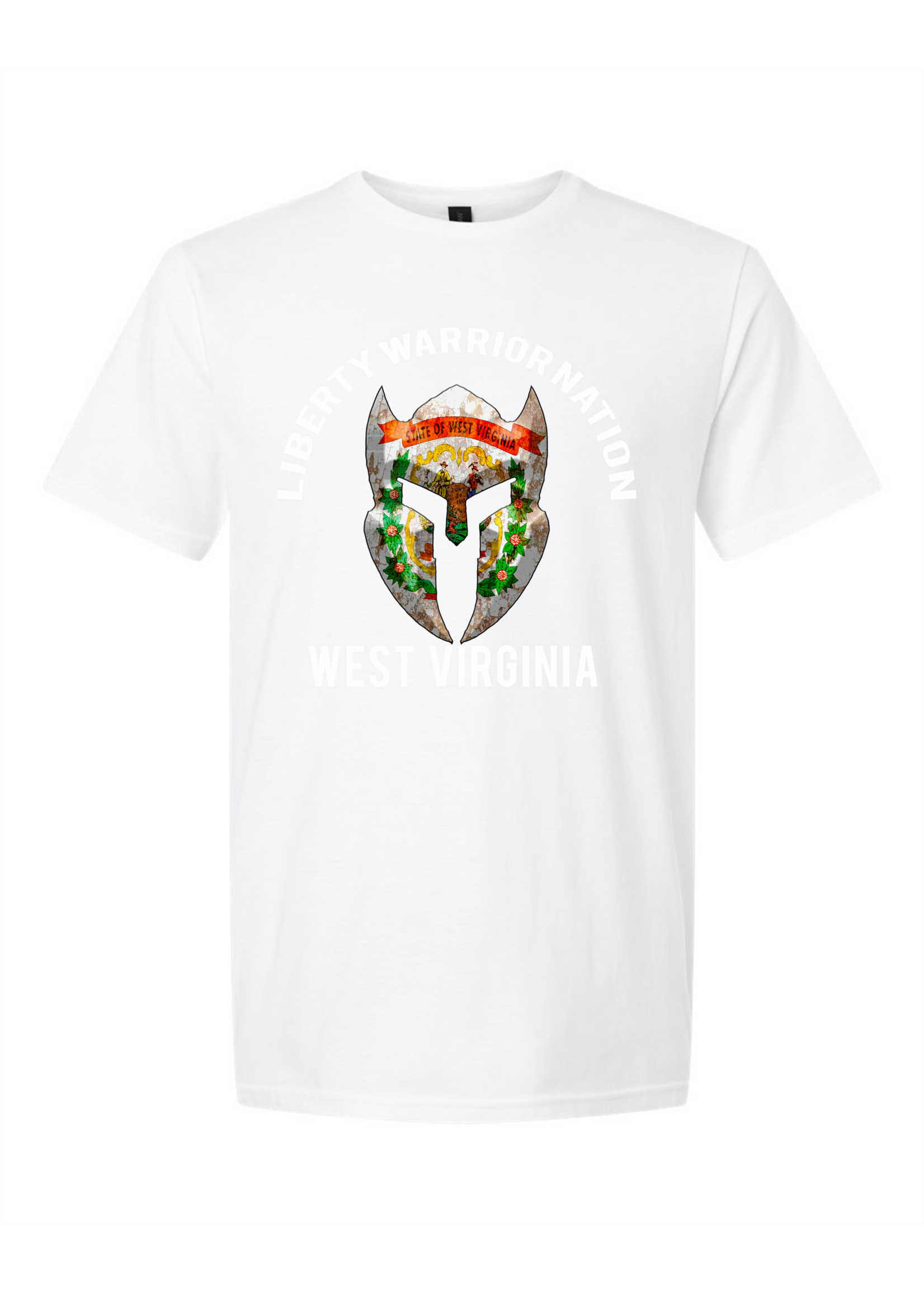 LWN Liberty Warrior Nation West Virginia v2 with Text Shirt
