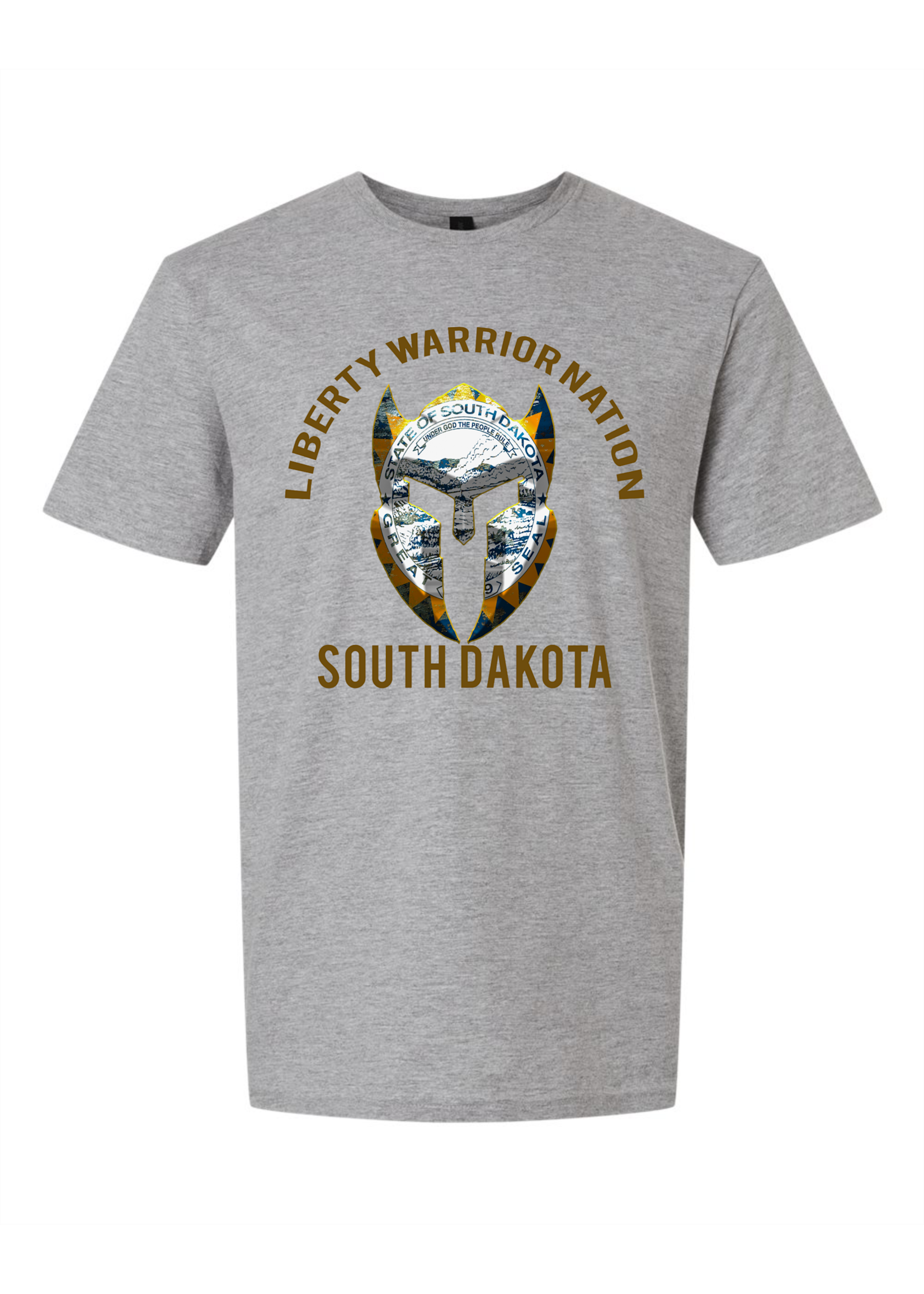 LWN Liberty Warrior Nation South Dakota v2 with Text Shirt