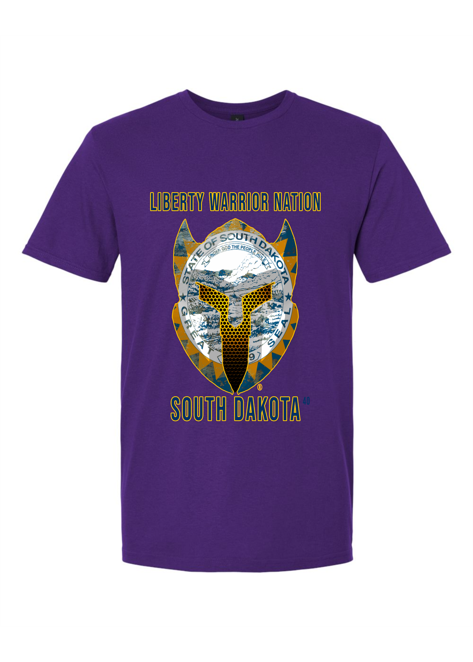 LWN Liberty Warrior Nation South Dakota with Text Shirt