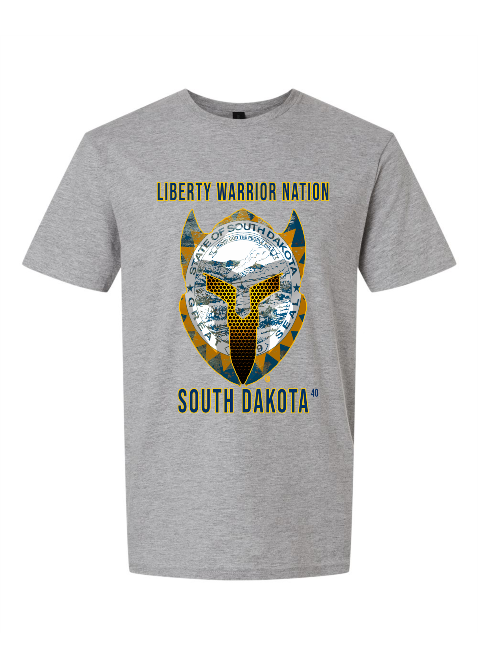 LWN Liberty Warrior Nation South Dakota with Text Shirt