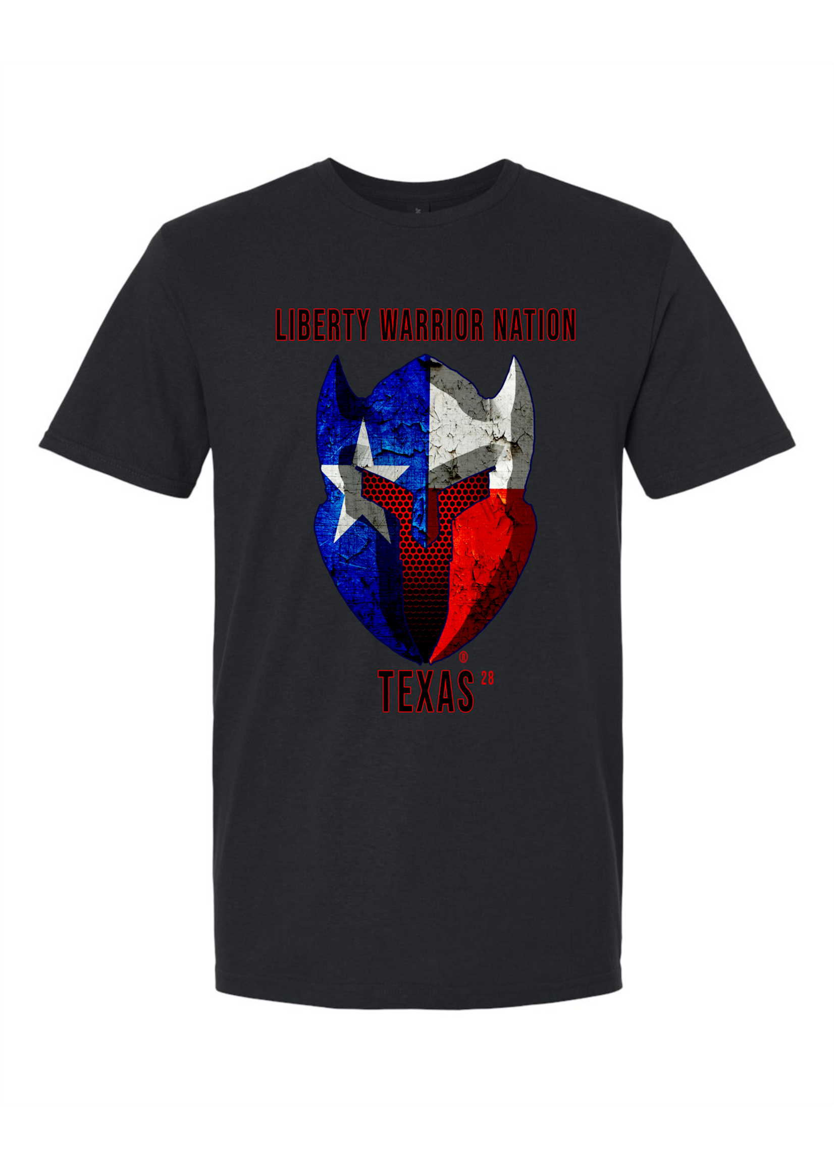 LWN Liberty Warrior Nation Texas with Text Shirt