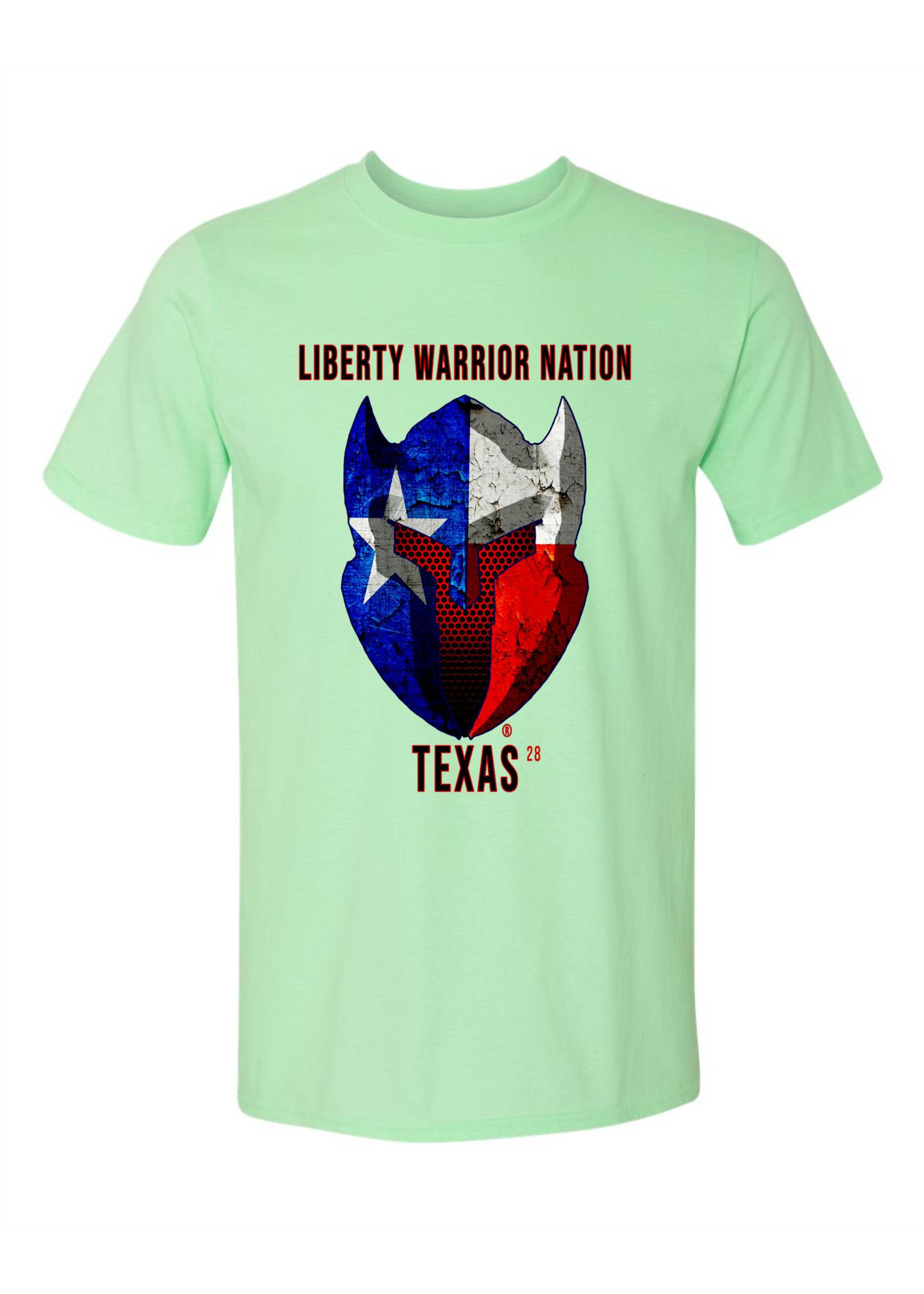 LWN Liberty Warrior Nation Texas with Text Shirt