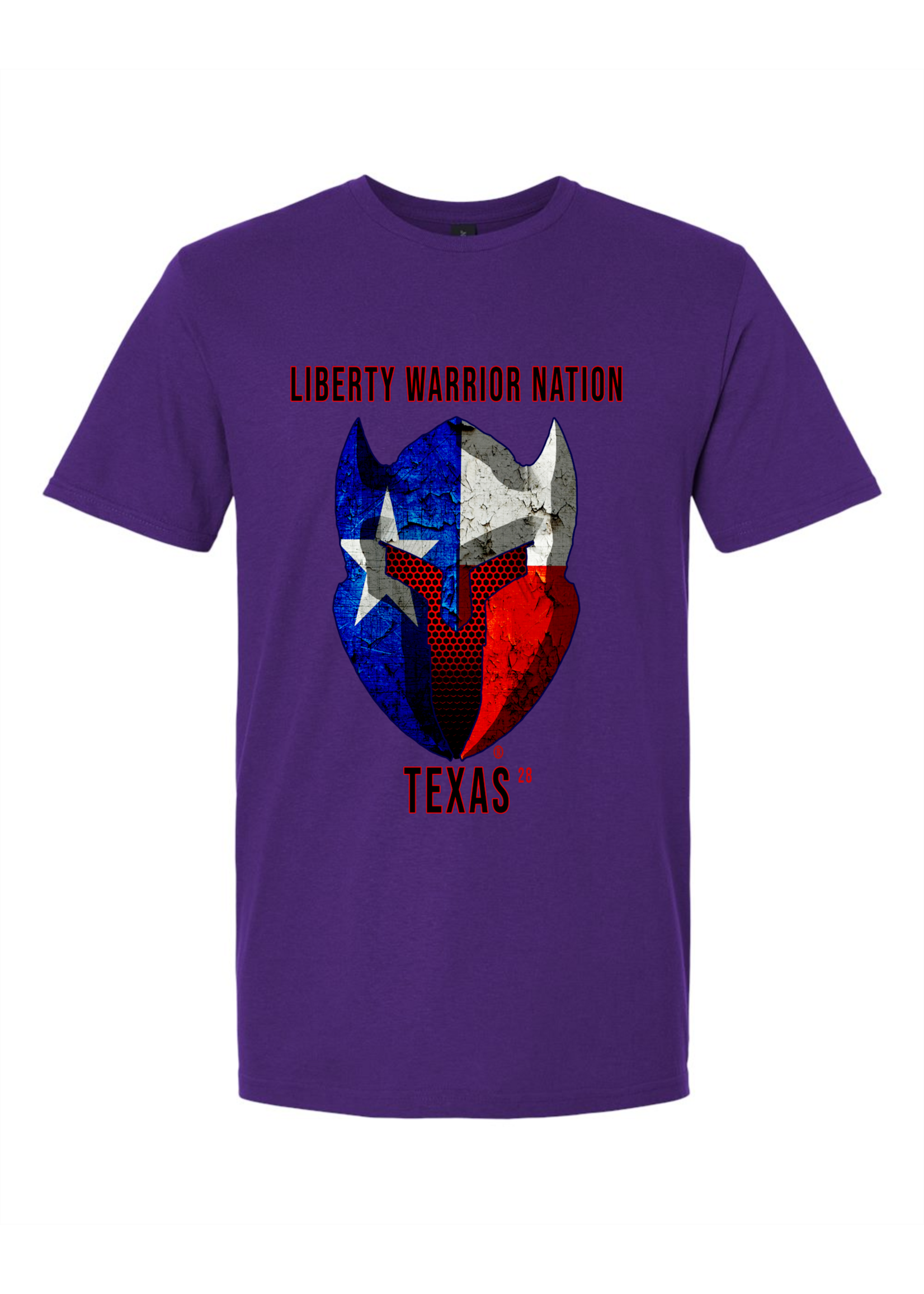 LWN Liberty Warrior Nation Texas with Text Shirt