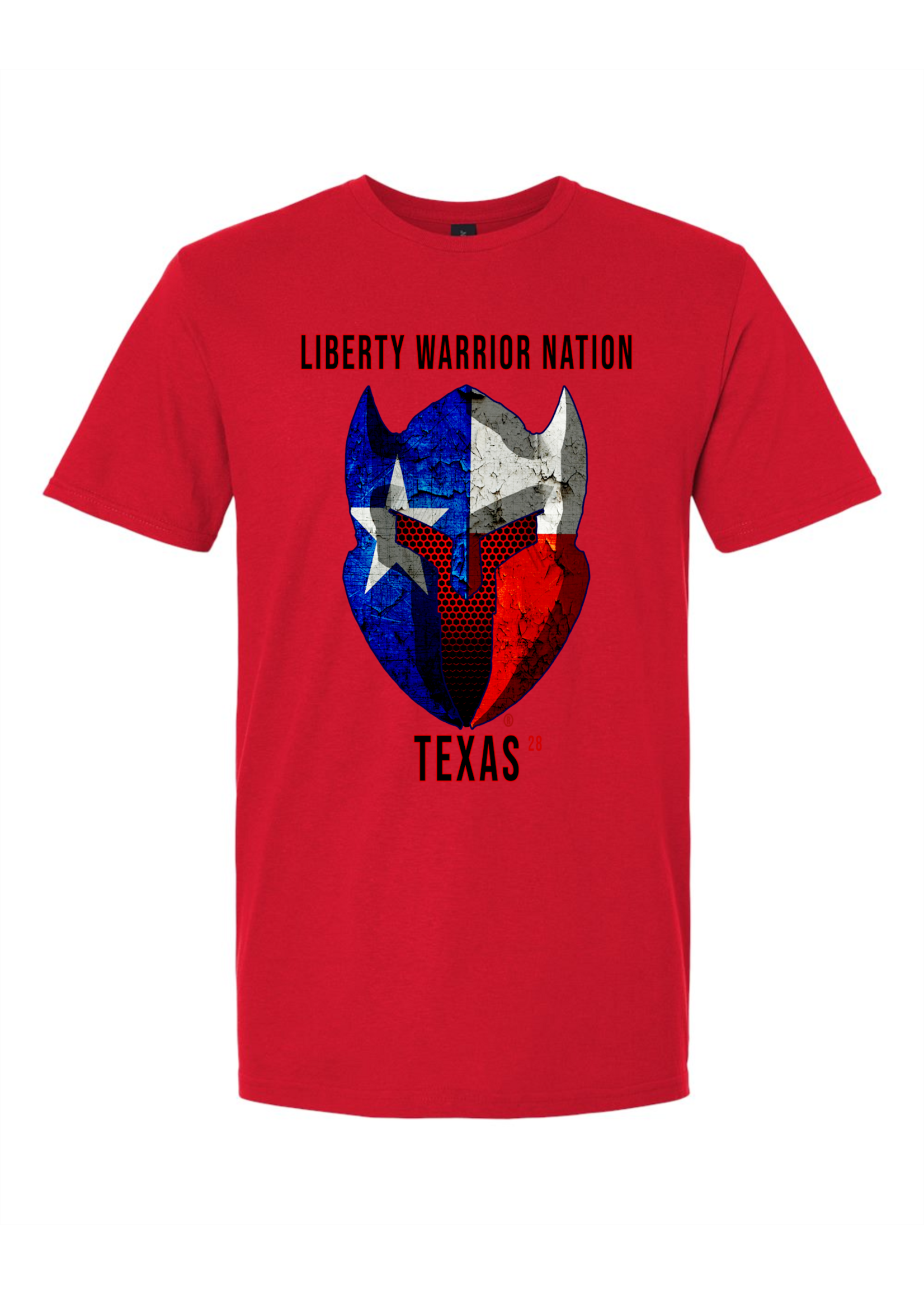 LWN Liberty Warrior Nation Texas with Text Shirt