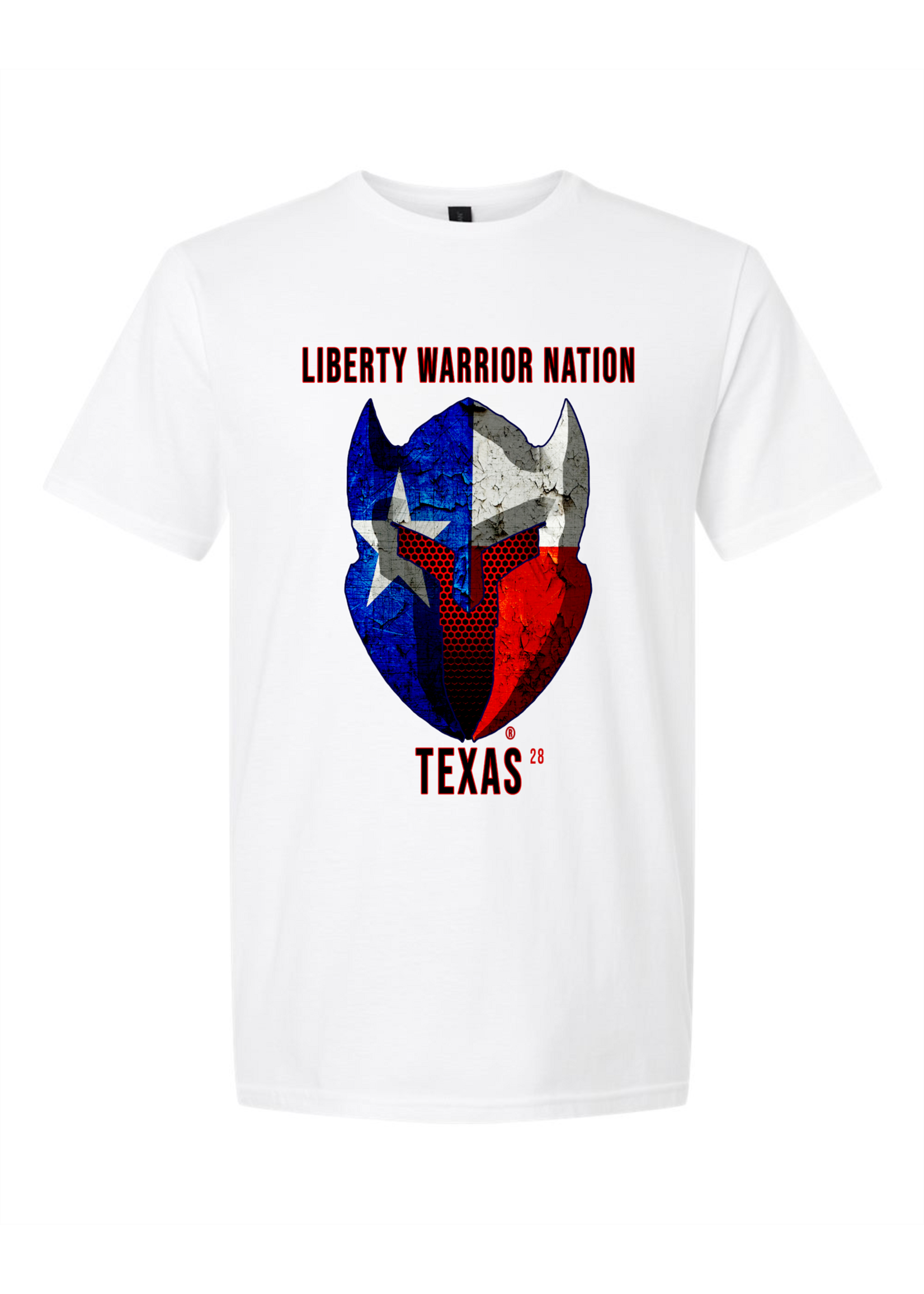 LWN Liberty Warrior Nation Texas with Text Shirt