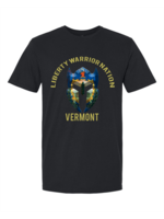 LWN Liberty Warrior Nation Vermont v2 with Text Shirt