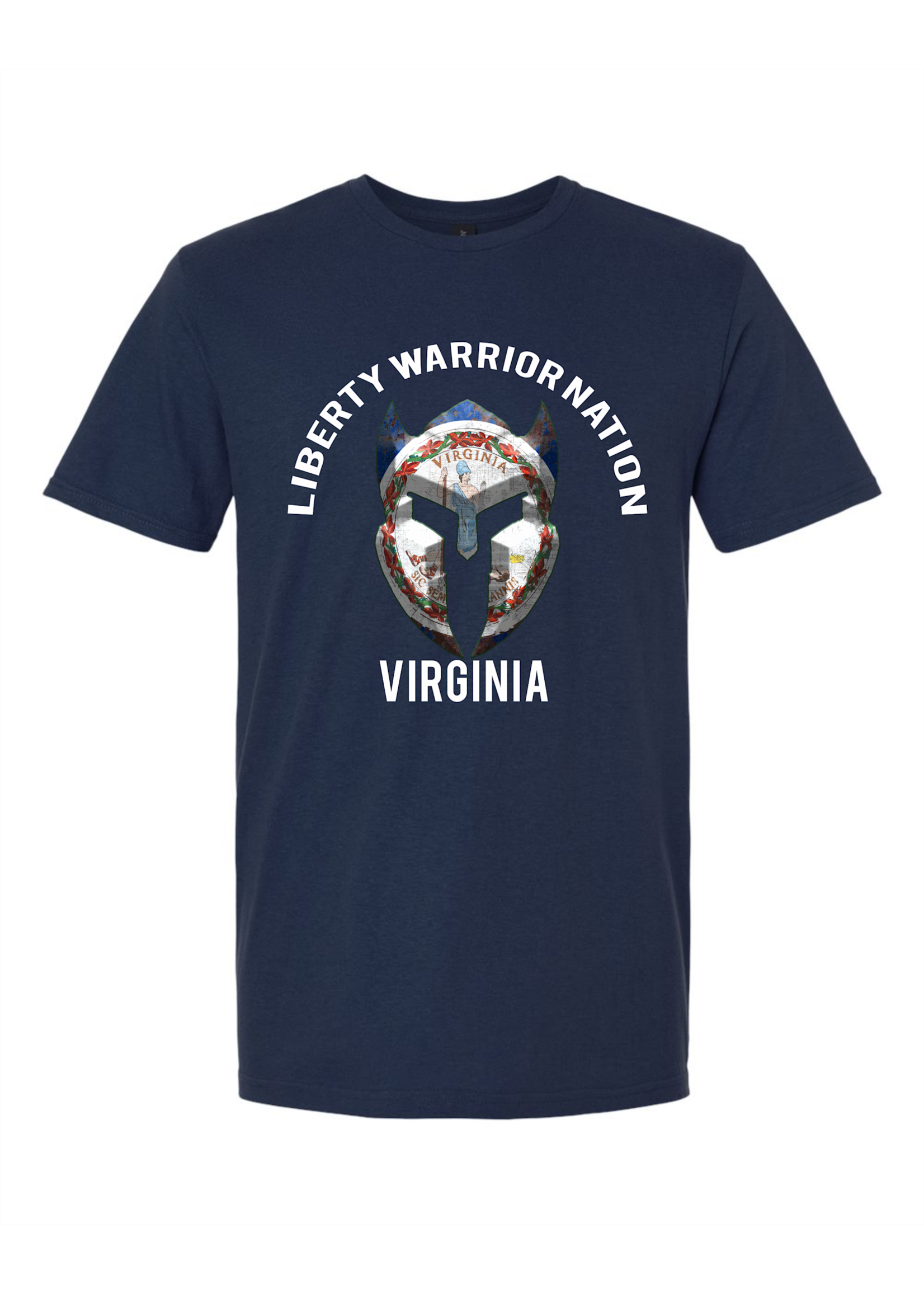 LWN Liberty Warrior Nation Virginia v2 with Text Shirt