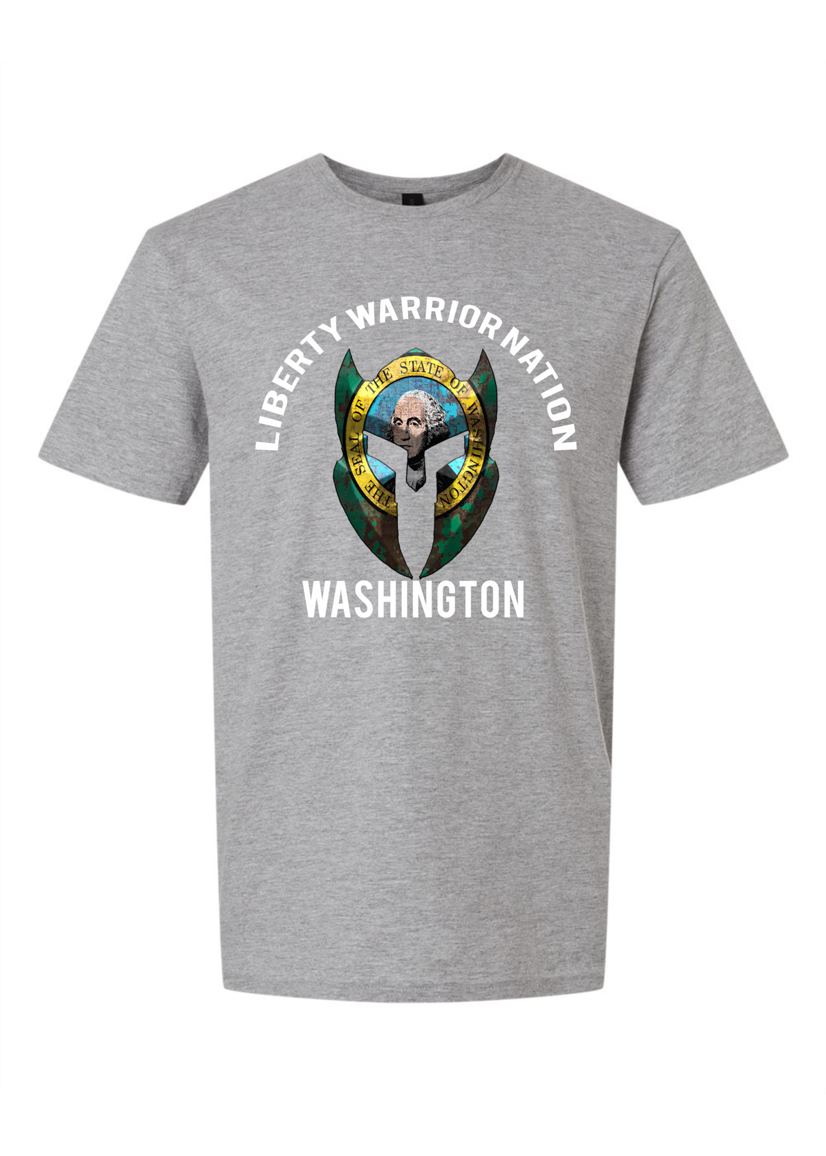 LWN Liberty Warrior Nation Washington v2 with Text Shirt