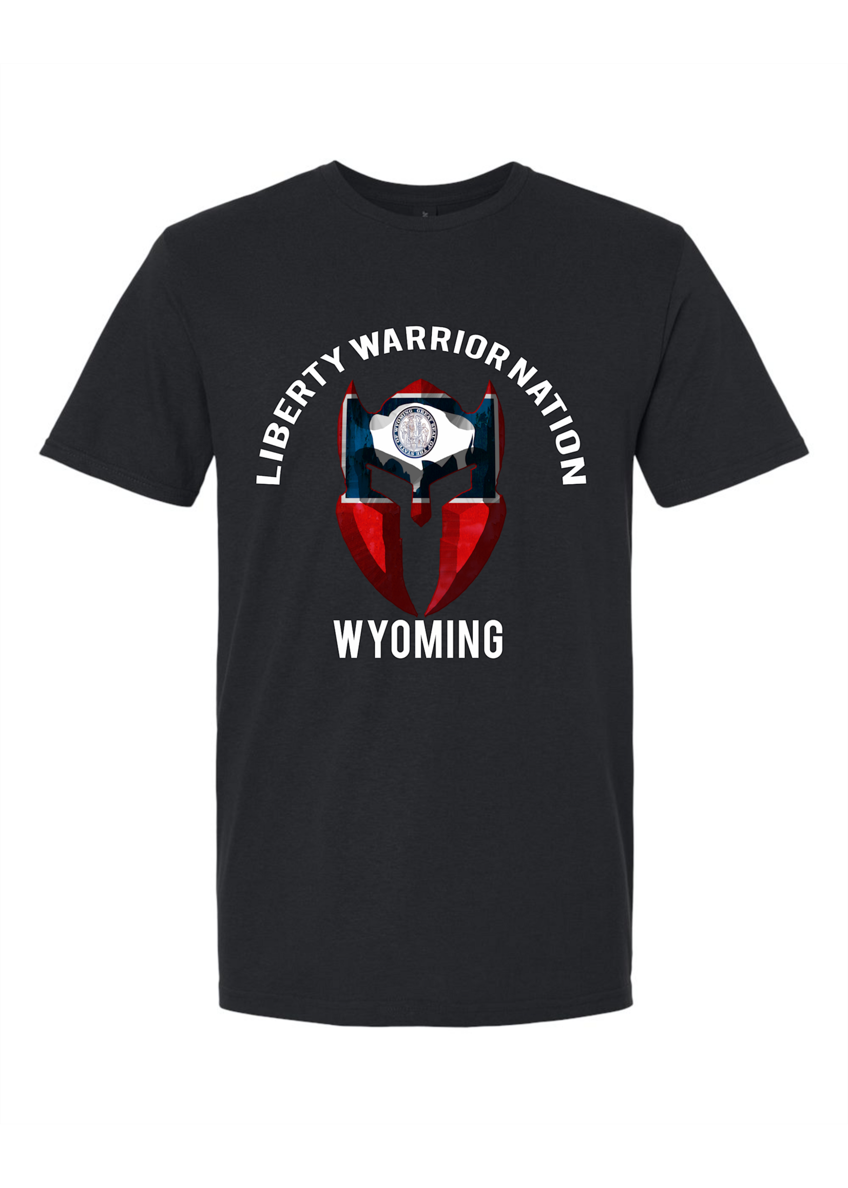 LWN Liberty Warrior Nation Wyoming v2 with Text Shirt