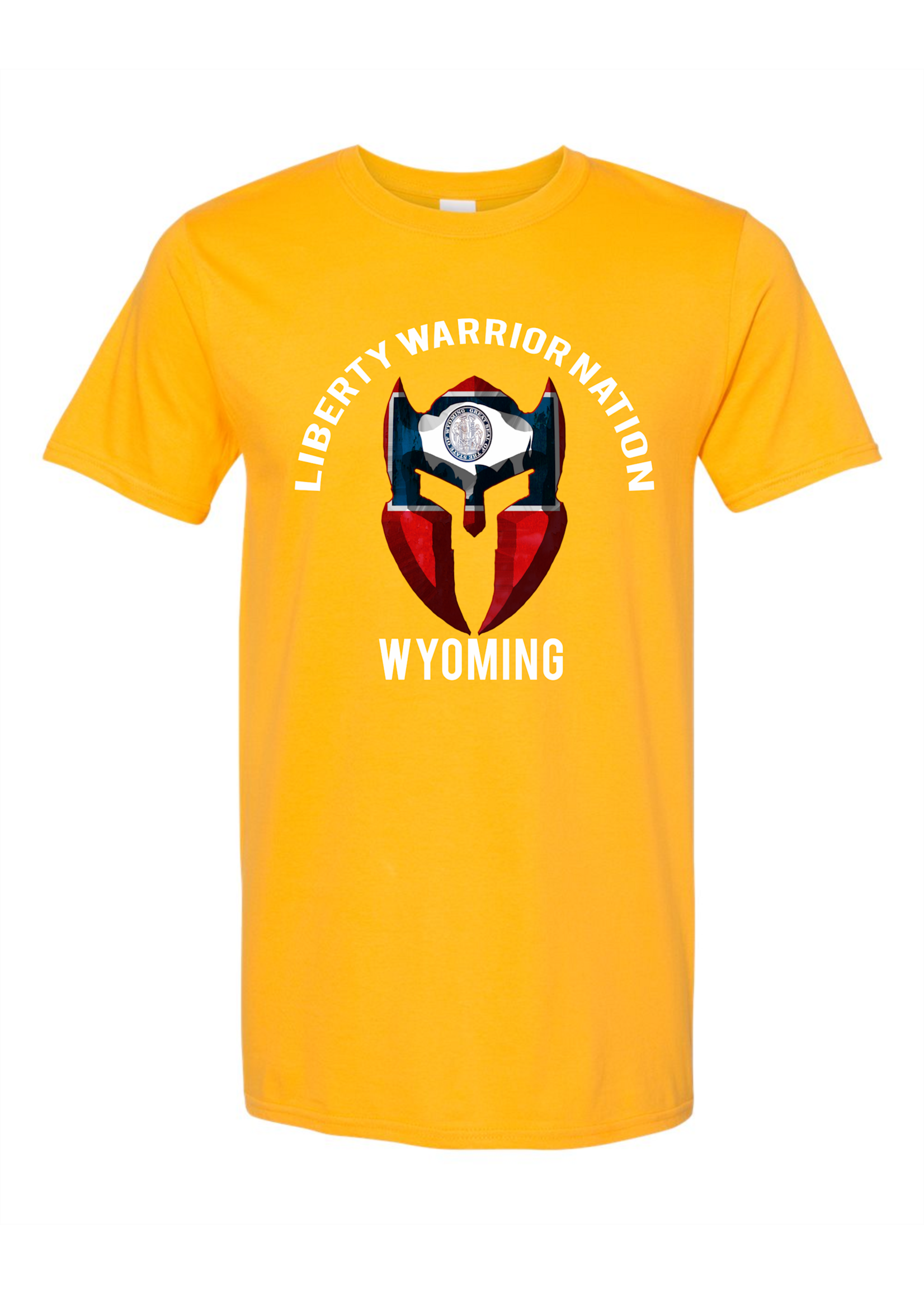 LWN Liberty Warrior Nation Wyoming v2 with Text Shirt