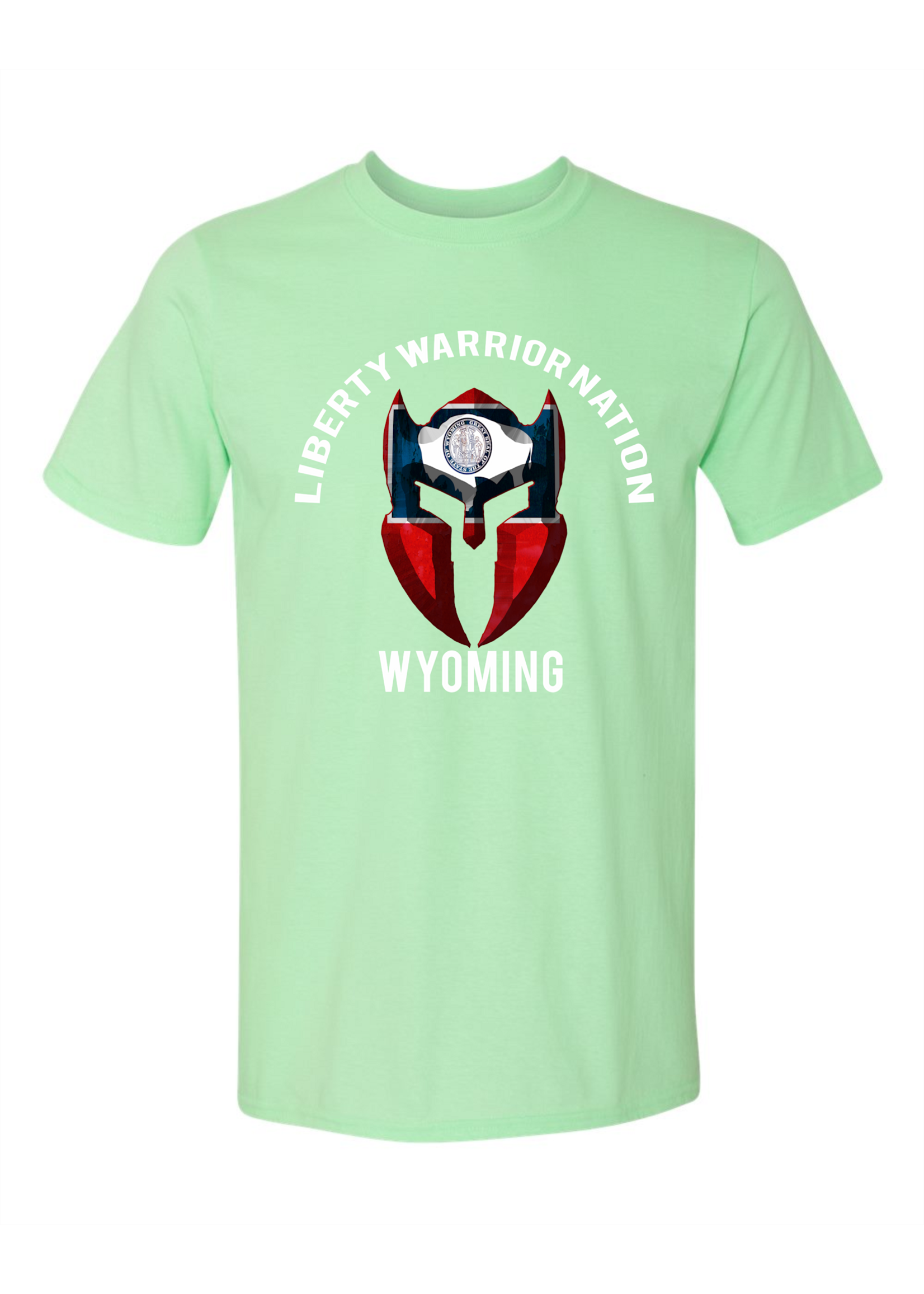 LWN Liberty Warrior Nation Wyoming v2 with Text Shirt