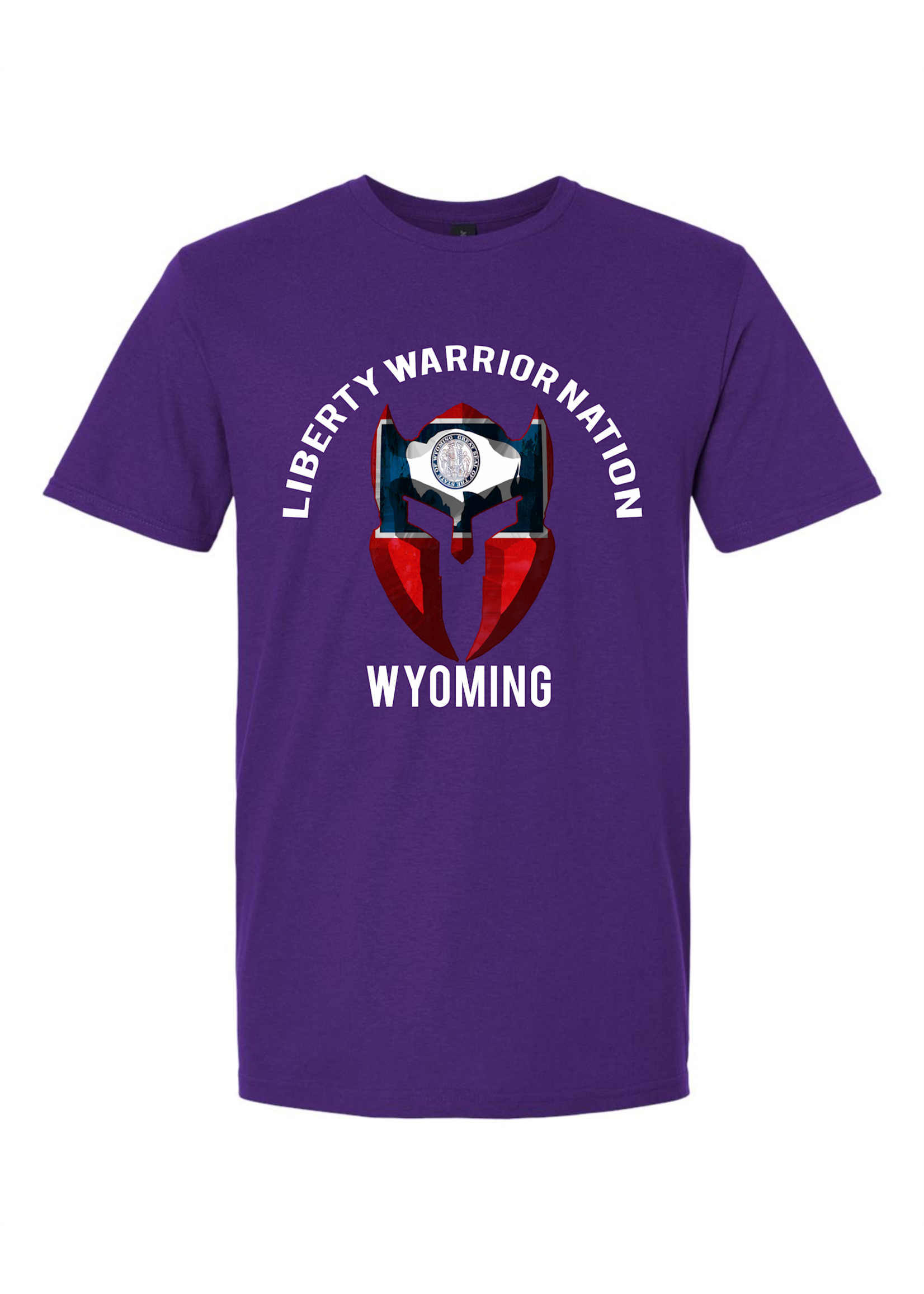 LWN Liberty Warrior Nation Wyoming v2 with Text Shirt