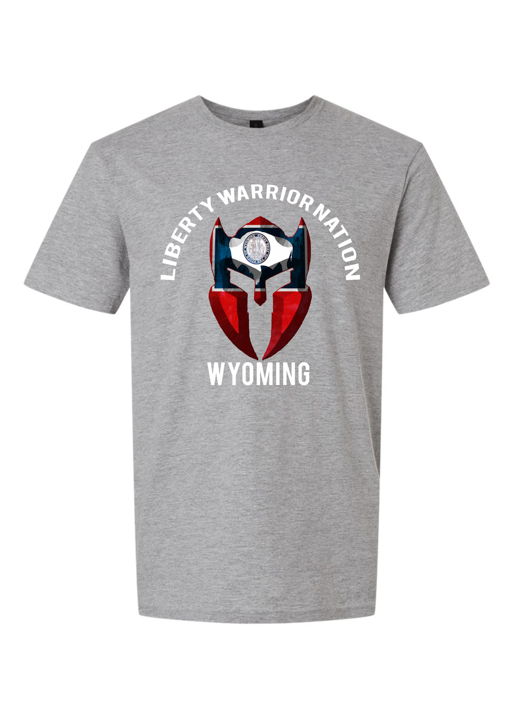 LWN Liberty Warrior Nation Wyoming v2 with Text Shirt