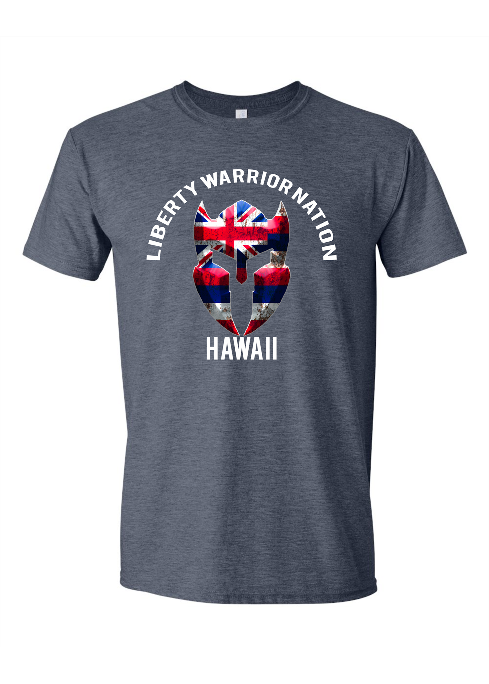 LWN Liberty Warrior Nation Hawaii Shirt with Text