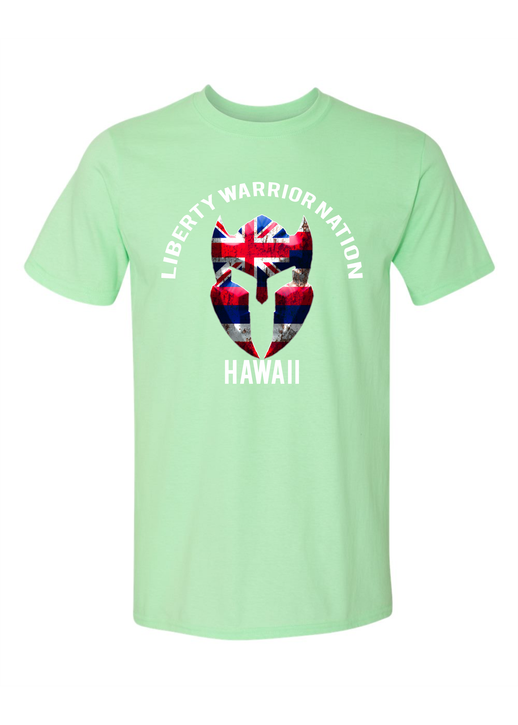LWN Liberty Warrior Nation Hawaii Shirt with Text
