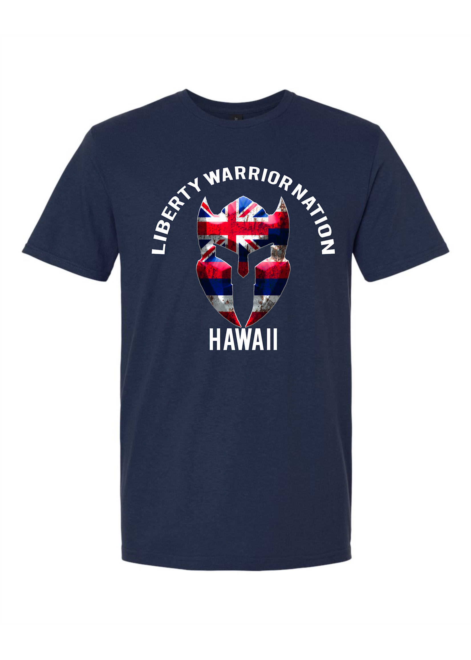 LWN Liberty Warrior Nation Hawaii Shirt with Text