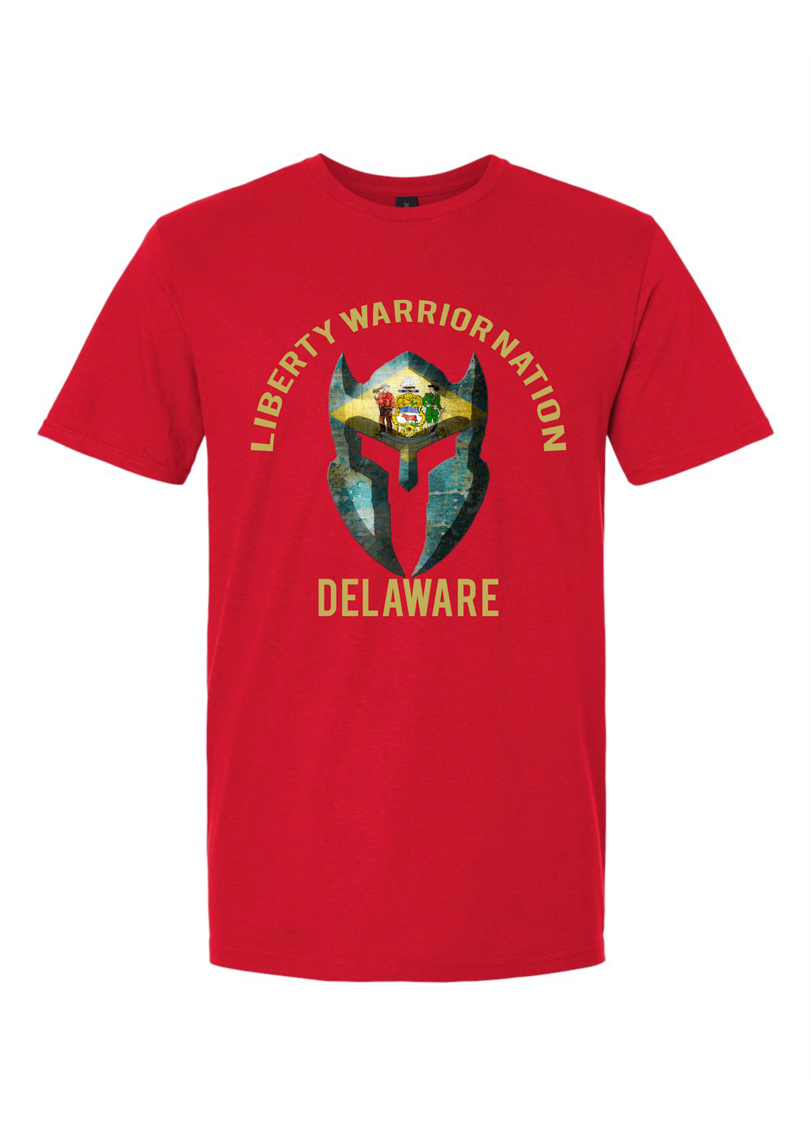 LWN Liberty Warrior Nation Delaware v2 with Text Shirt