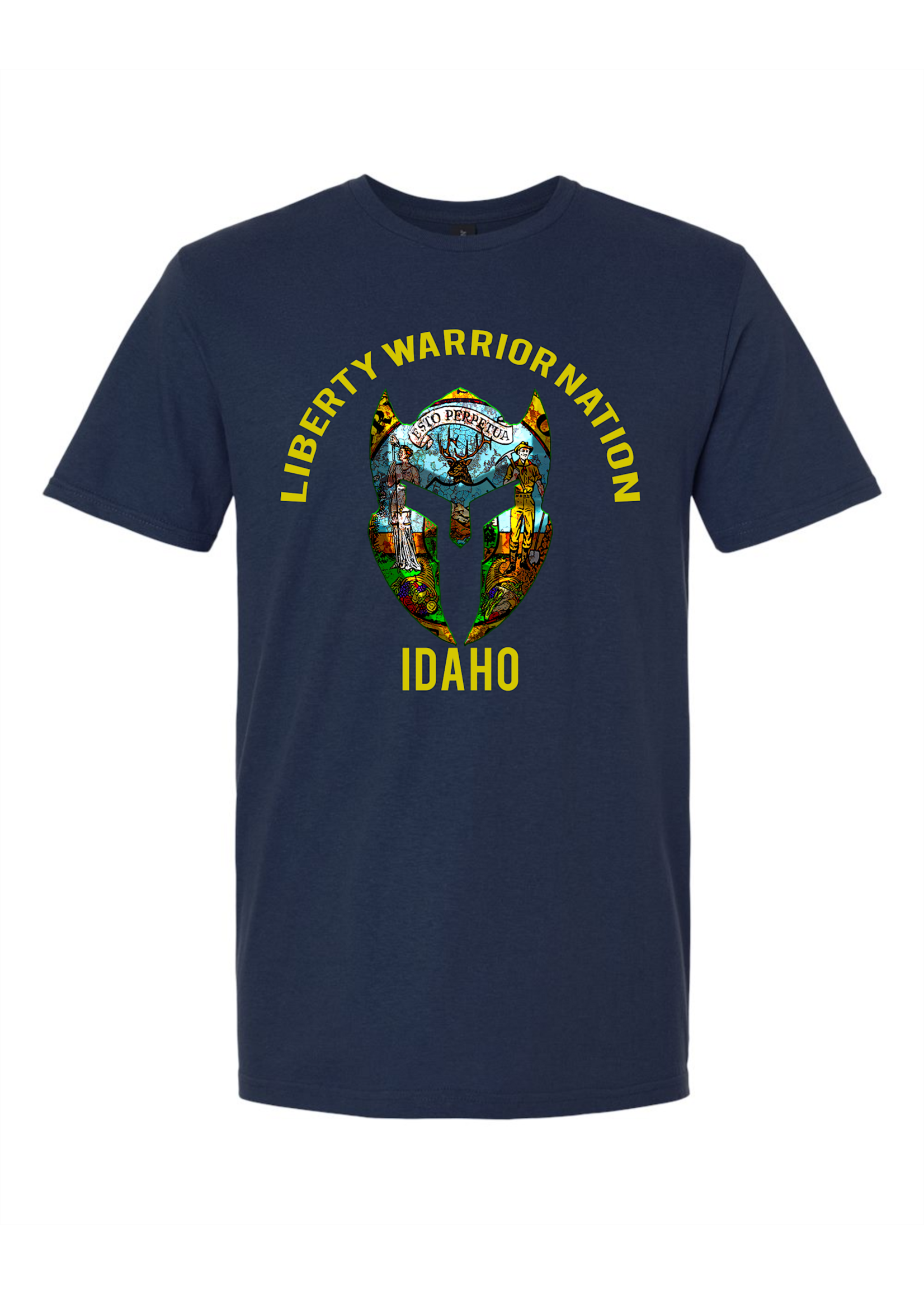 LWN Liberty Warrior Nation Idaho Shirt with Text