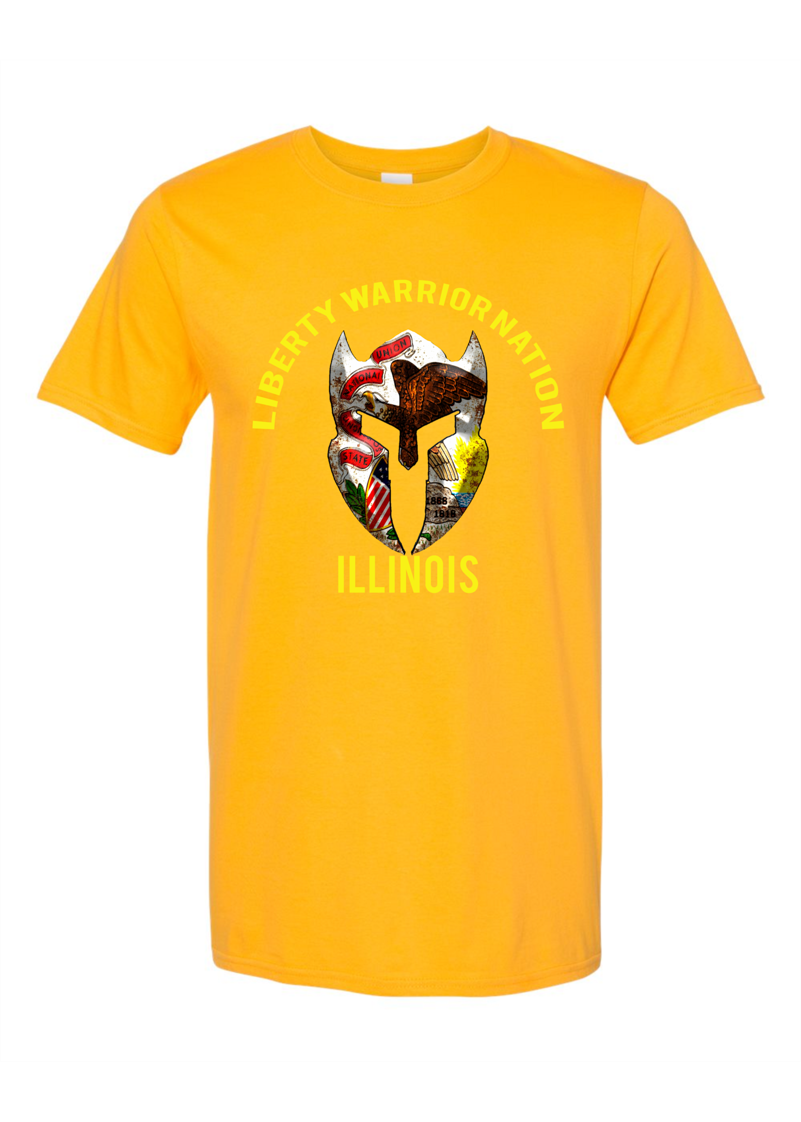 LWN Liberty Warrior Nation Illinois Shirt v2 with Text