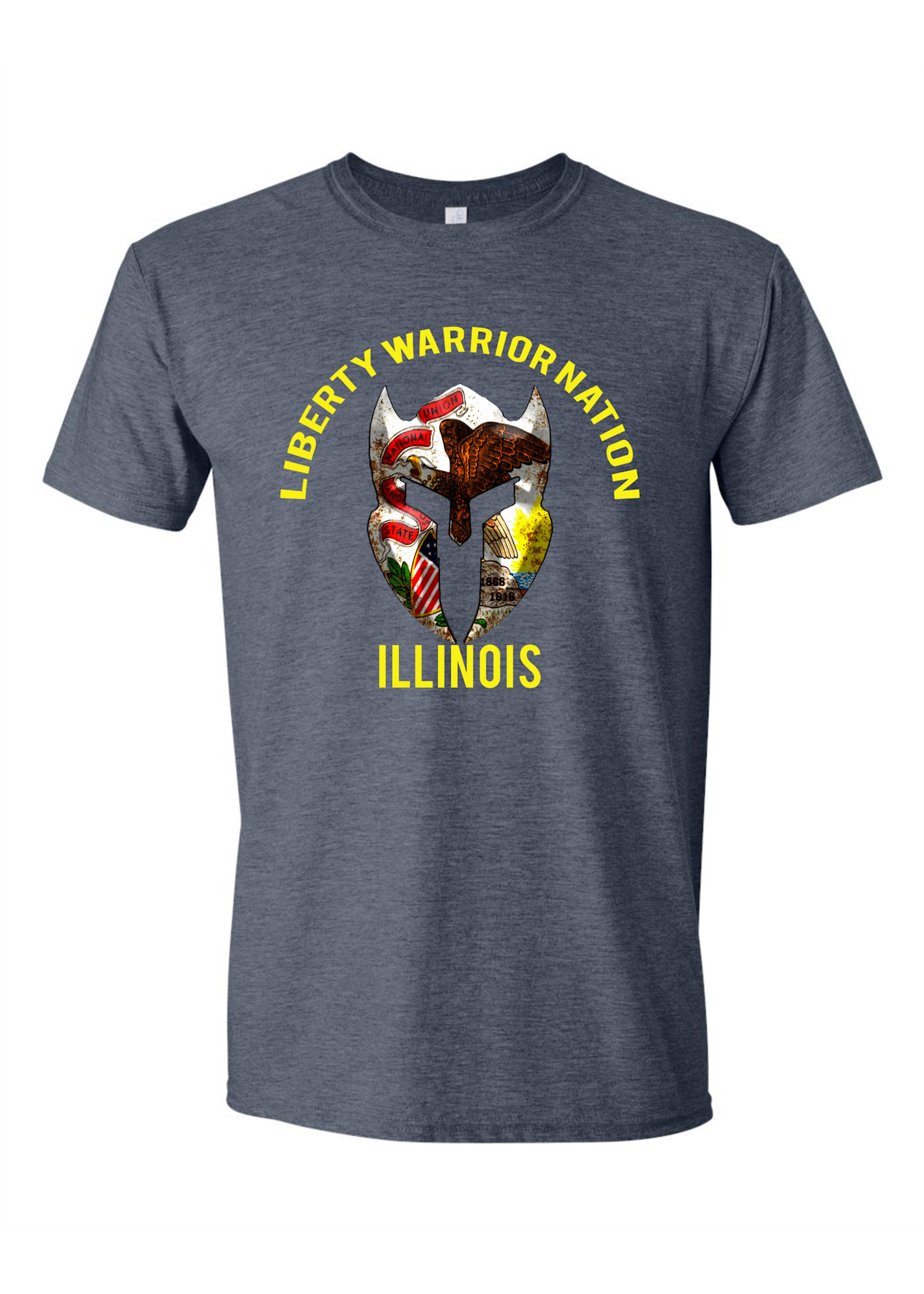 LWN Liberty Warrior Nation Illinois Shirt v2 with Text
