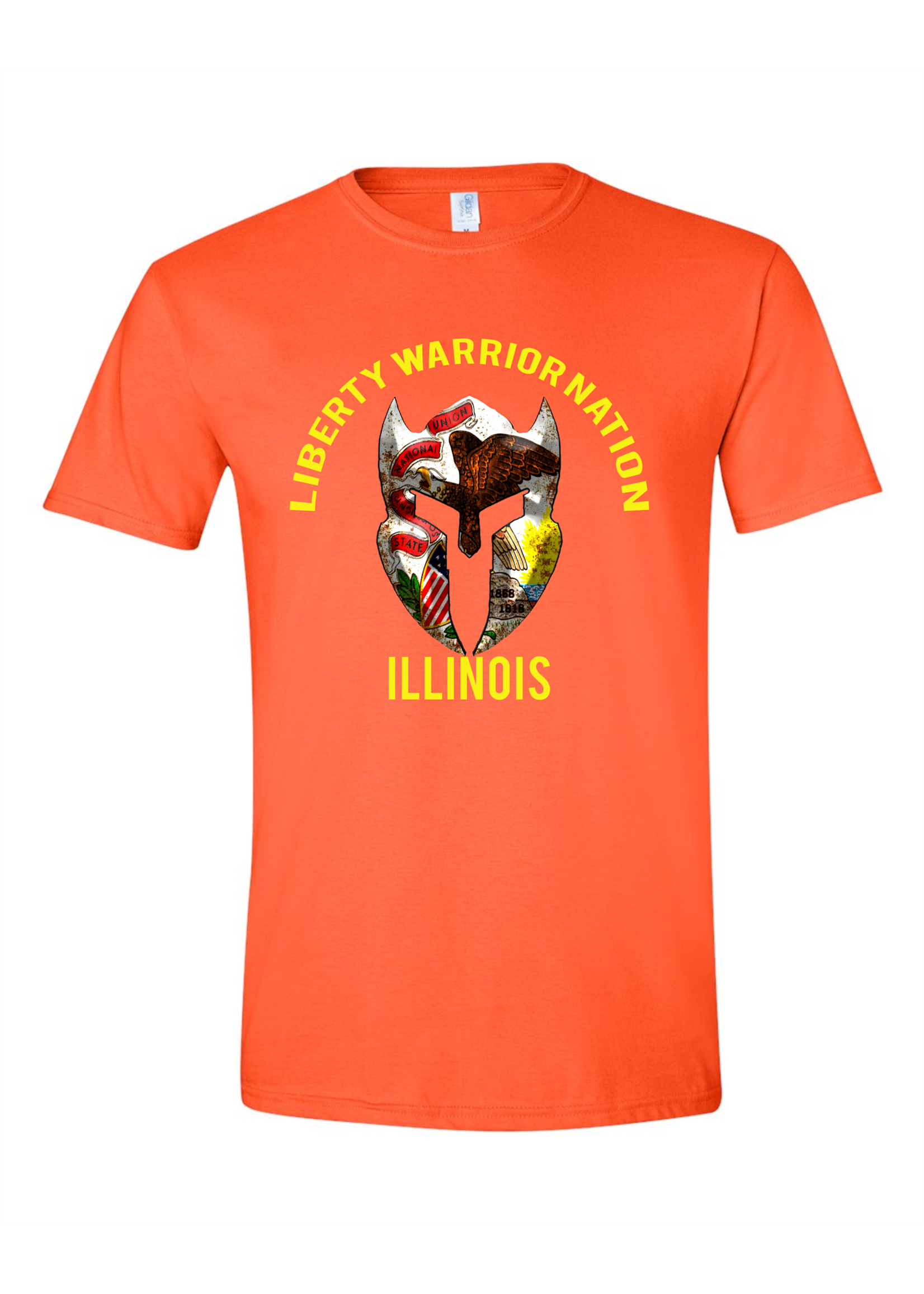 LWN Liberty Warrior Nation Illinois Shirt v2 with Text