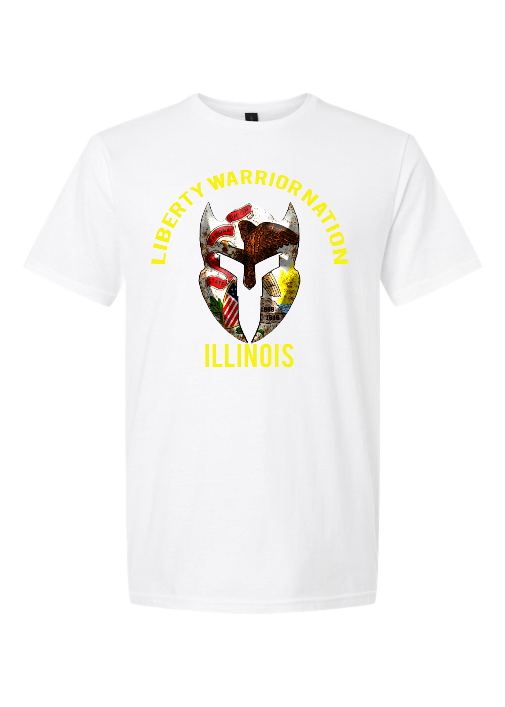 LWN Liberty Warrior Nation Illinois Shirt v2 with Text