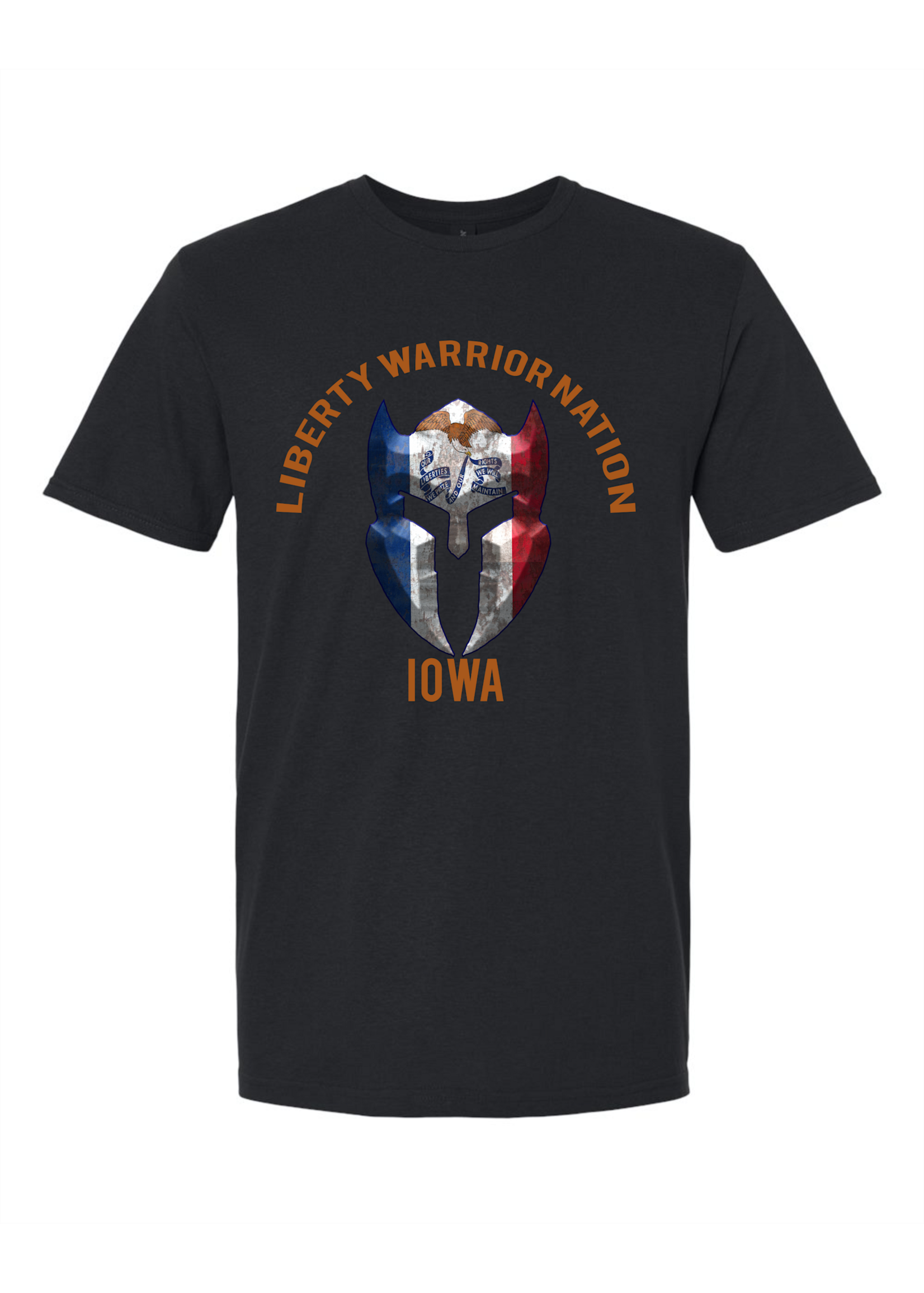 LWN Liberty Warrior Nation Iowa with Text v2 Shirt
